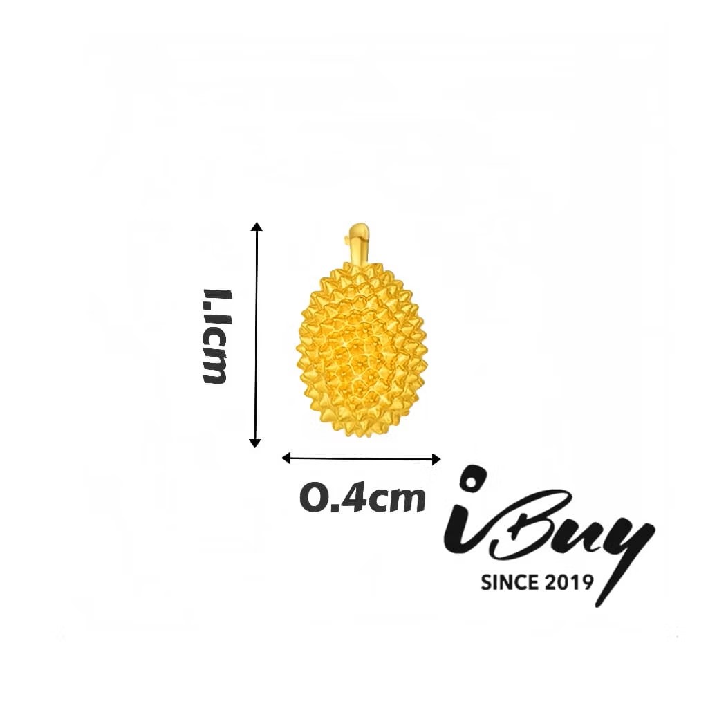 999 GOLD MINI DURIAN PENDANT 999 金 迷你榴莲吊坠