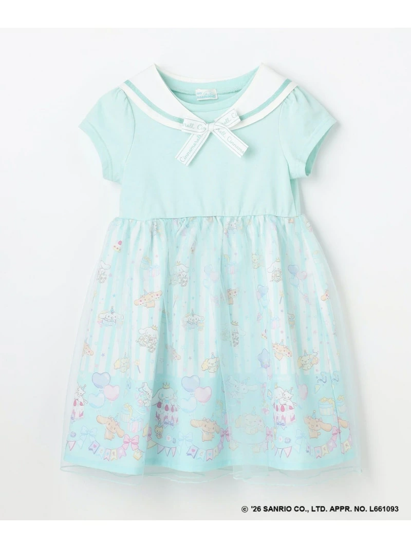 🆕【⭐訂購⭐】 🇯🇵日本直送 🌀#Cinnamoroll x ANY KIDS 2way 水手領連身裙［2款選］🌀[ELCA-0088]