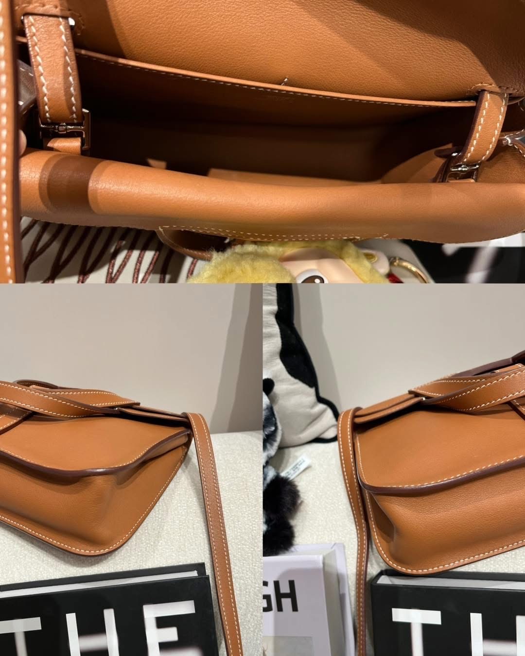 Hermes Halzan mini ,STAMP A 100%Authentic, 98%New ✅Dust bag✅box
