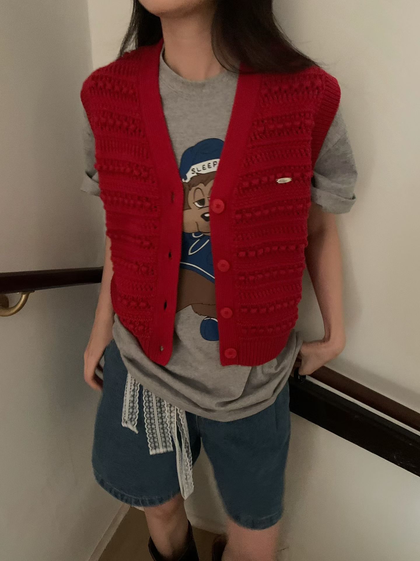 Vest cardigan