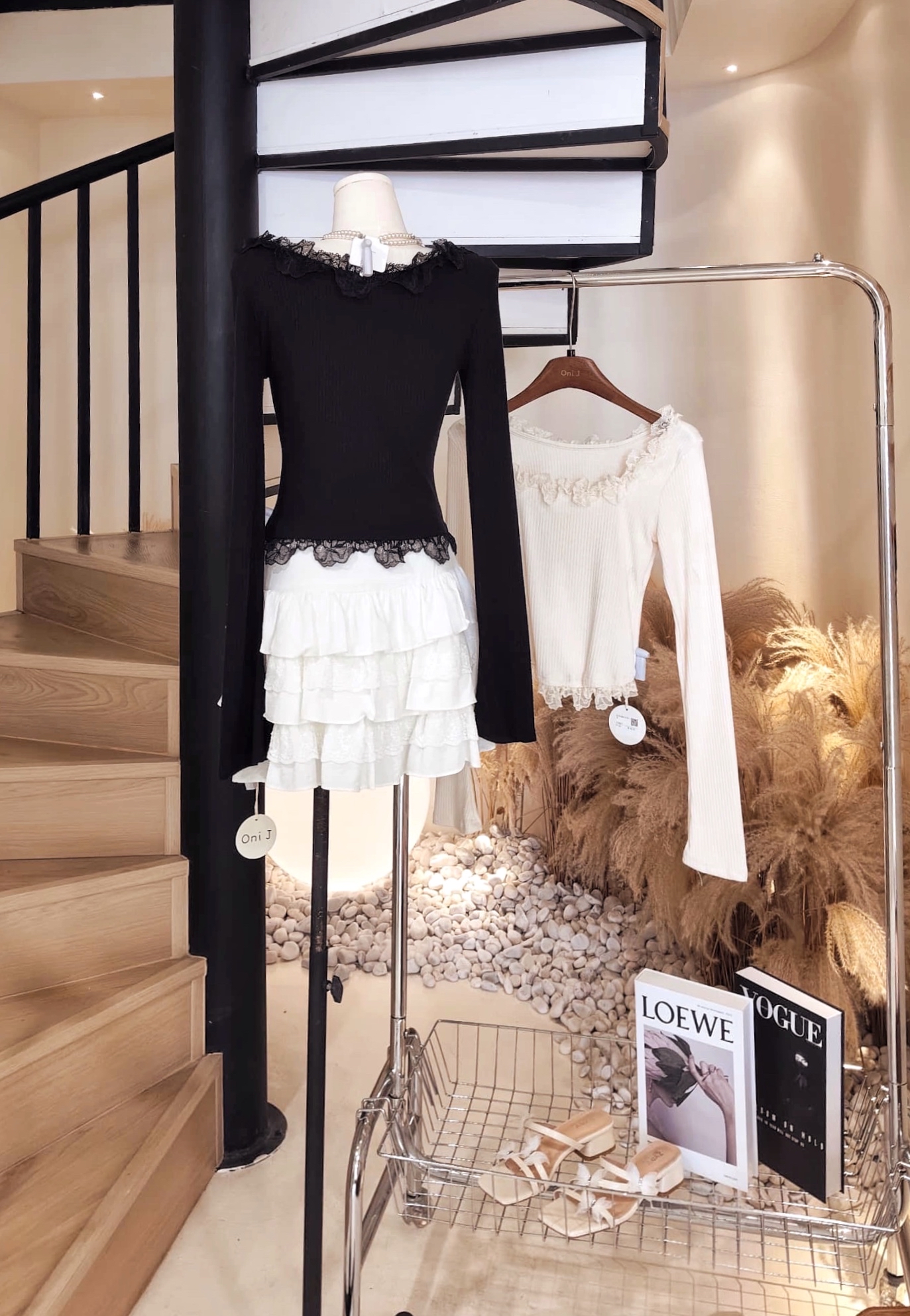 63180蕾丝针织上衣