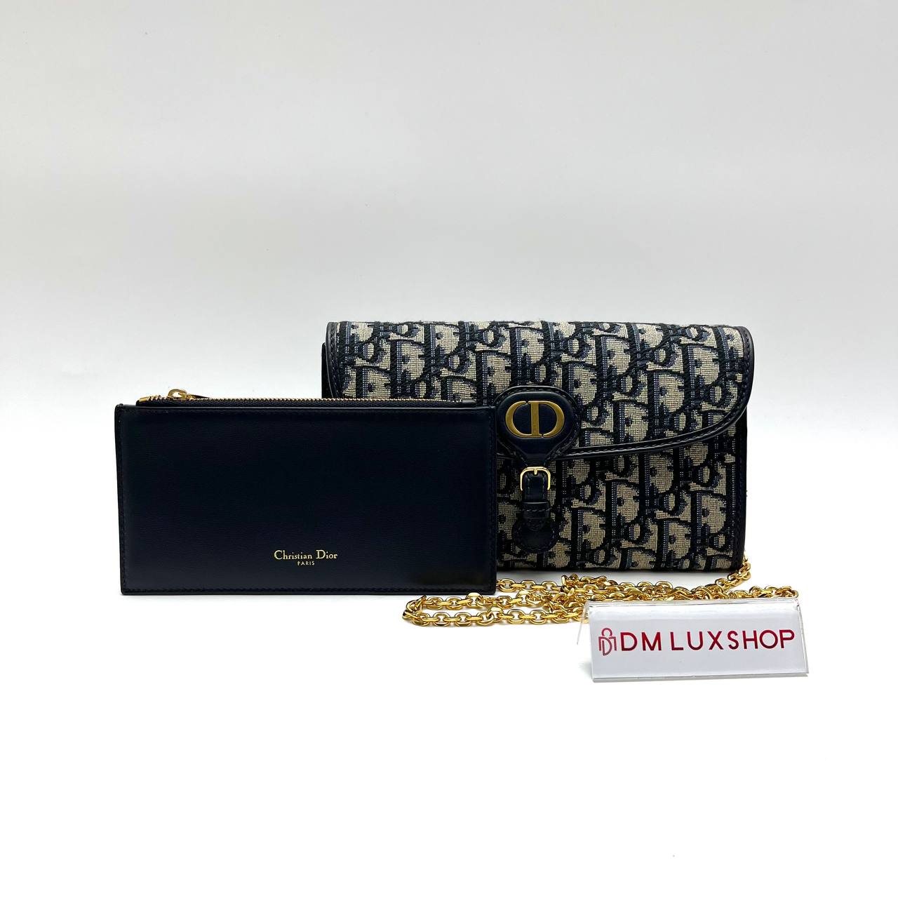 Dior Oblique Bobby Pouch with Chain