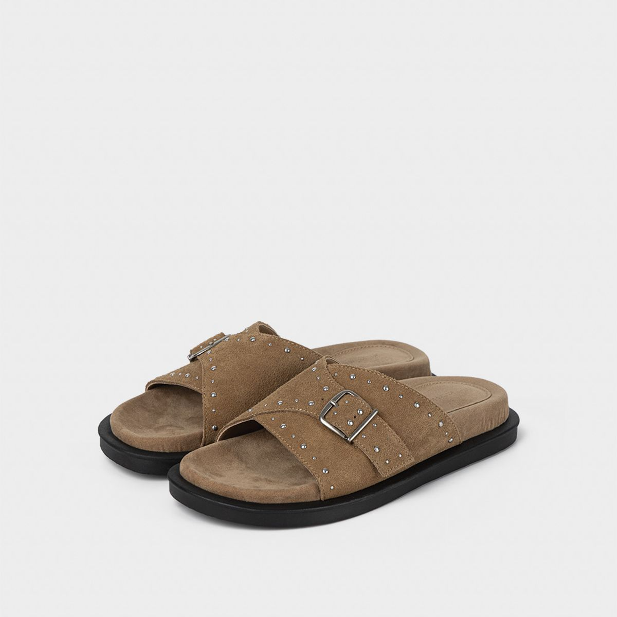 [KHIHO] SOLI BUCKLE SLIDE (2種)