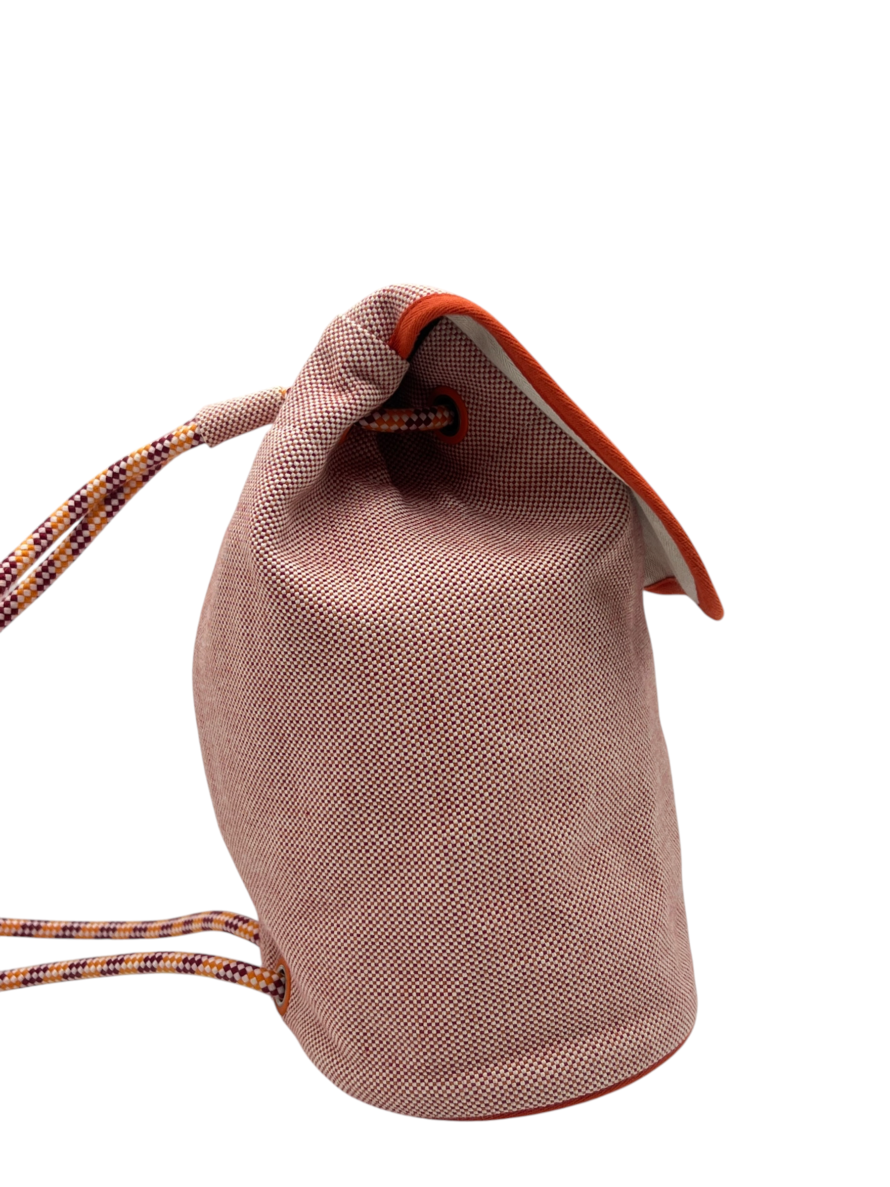 Pre-Owned HERMÉS Les Cabanes Canvas Backpack / Product Code: 26051912