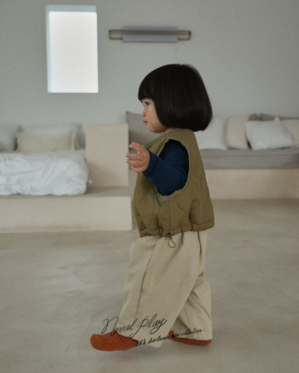 Normalplay | Double pleat cotton pants