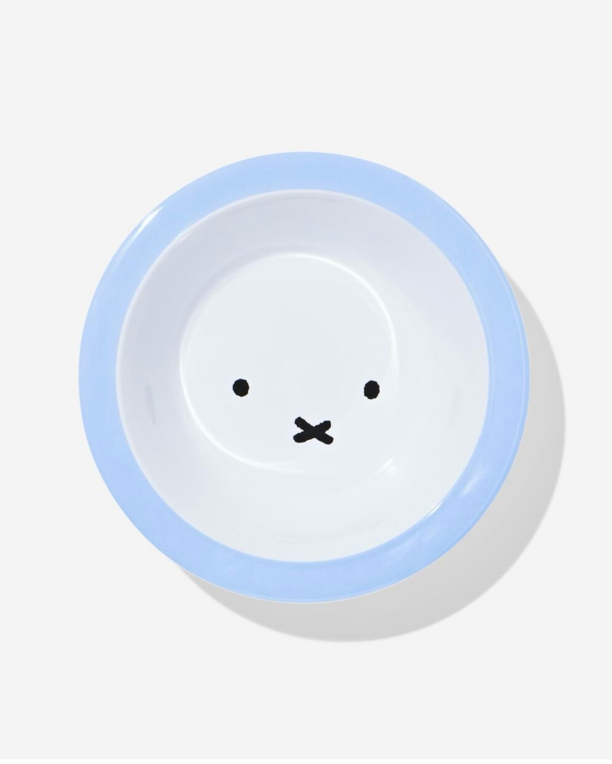 Miffy plastic bowl (blue)