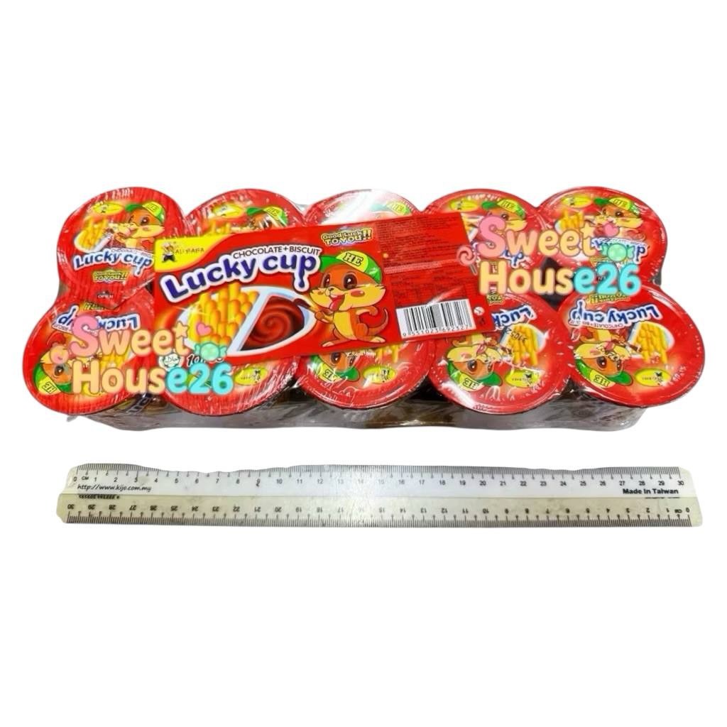 Alibaba Lucky Cup (biskut stick+chocolate) 10pcs