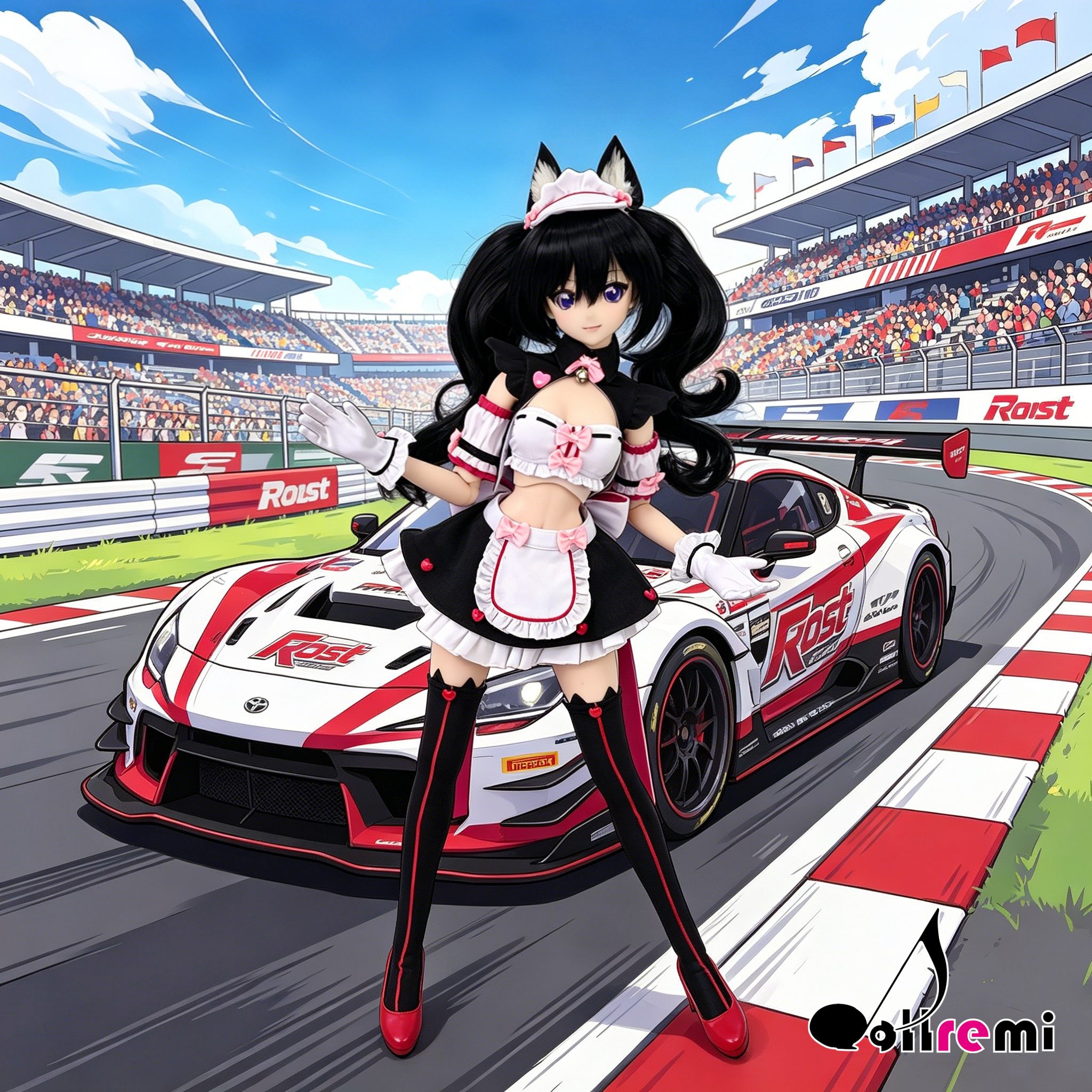 【dollremi】(DD0714) COS NEKOPARA Vol.1 Soleil opened! Chocolate Racing Girl Ver. 巧克力 賽車女郎 ver.