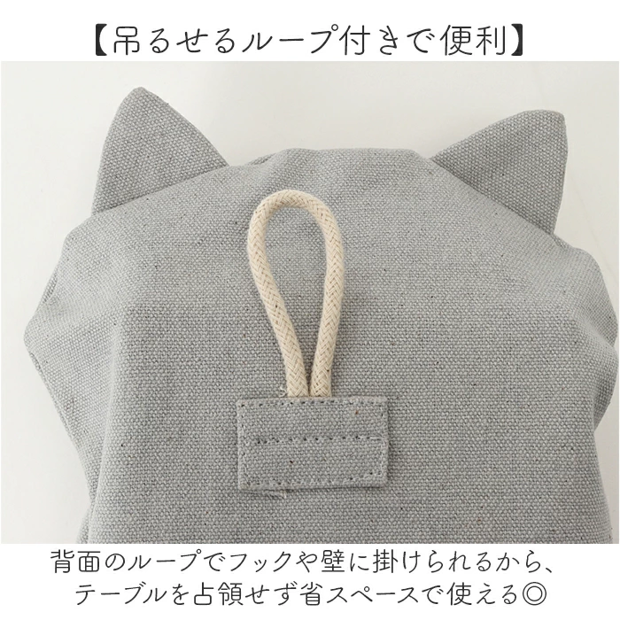 日本直送 And packable 貓咪造型紙巾套