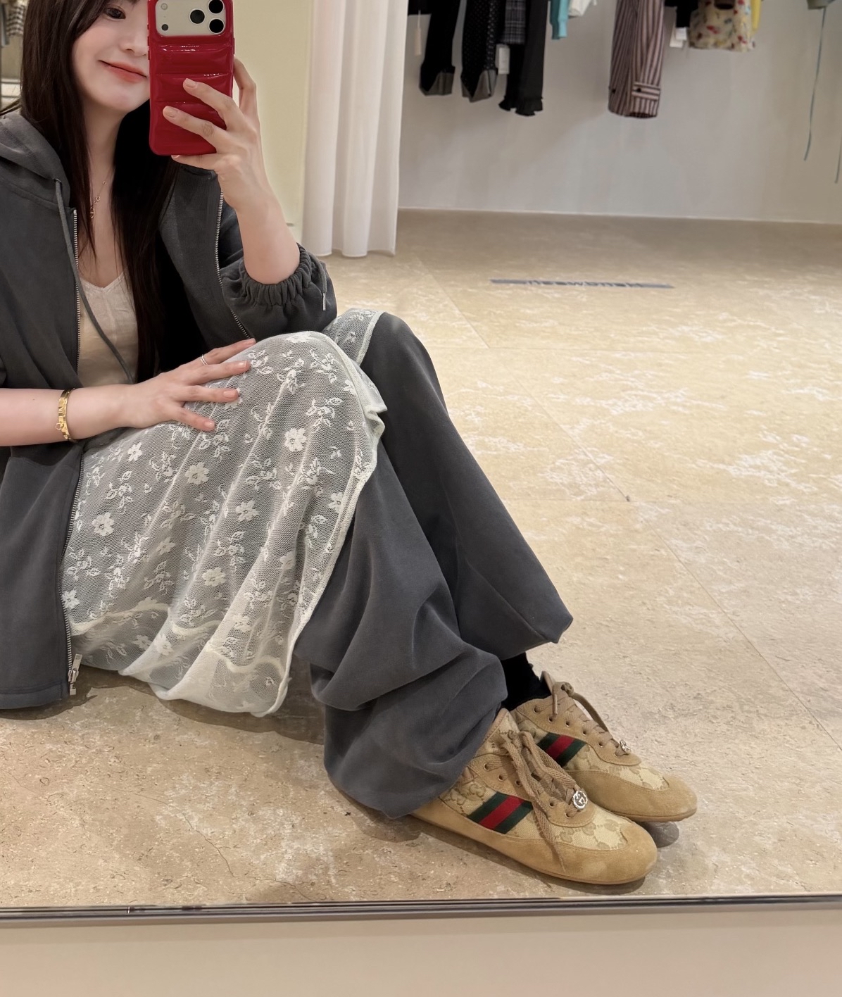 限時優惠✨新款🆕訂貨🍒 Gucci suede sneaker   🔖Size 36/36.5/37/38/38.5/39/40