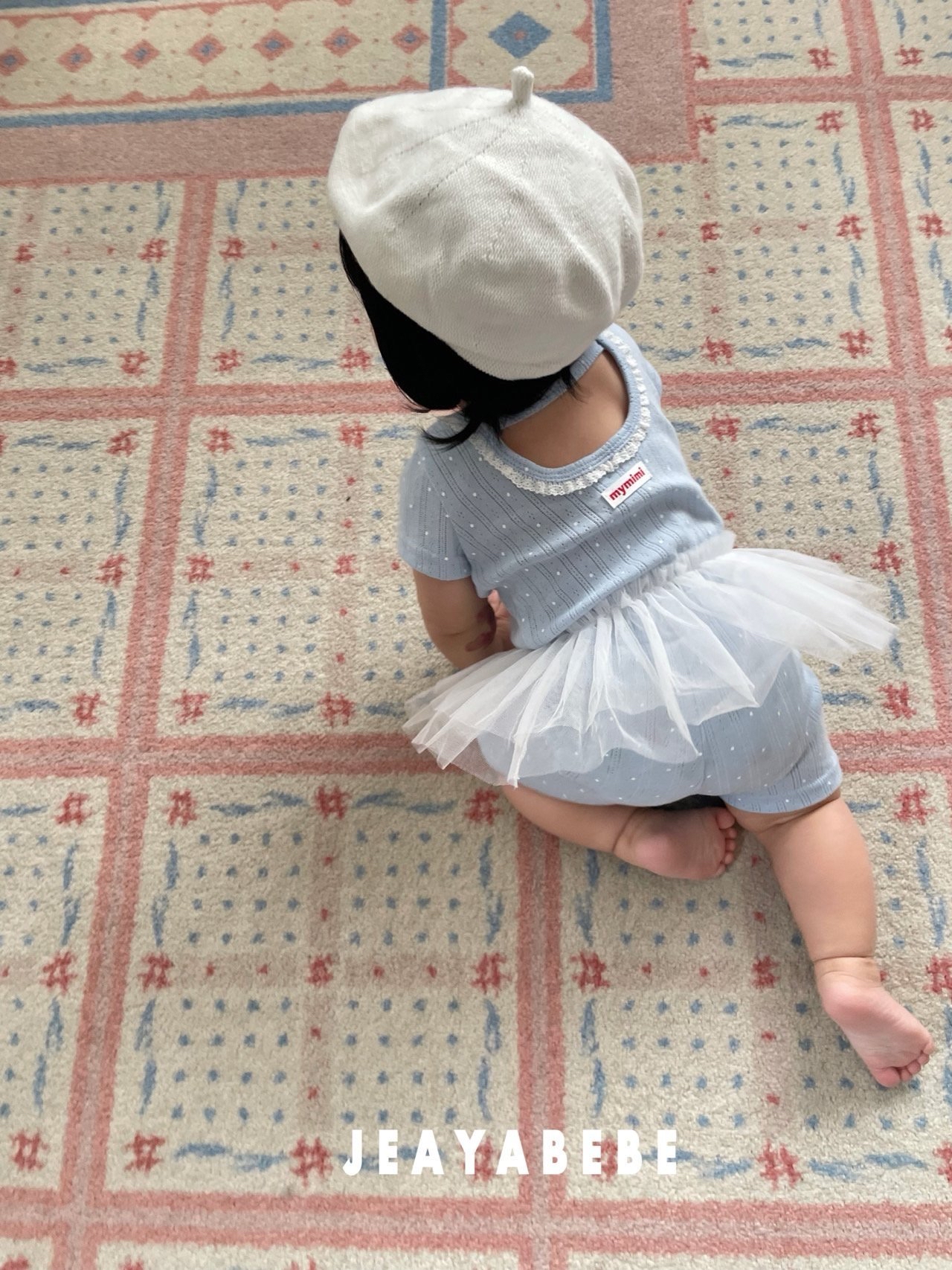 Jeayabebe | Soft cotton set (Navy /Blue XL(100-110)