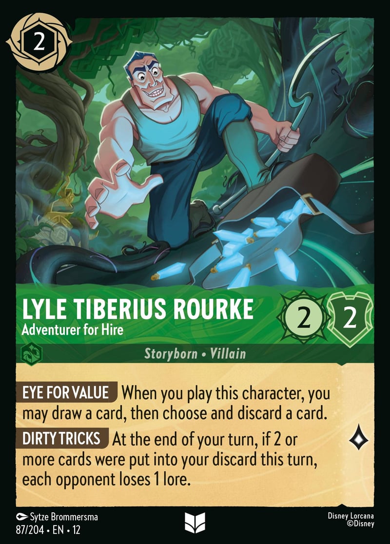 Lyle Tiberius Rourke - Adventurer for Hire | Set12-87 | Non-foil