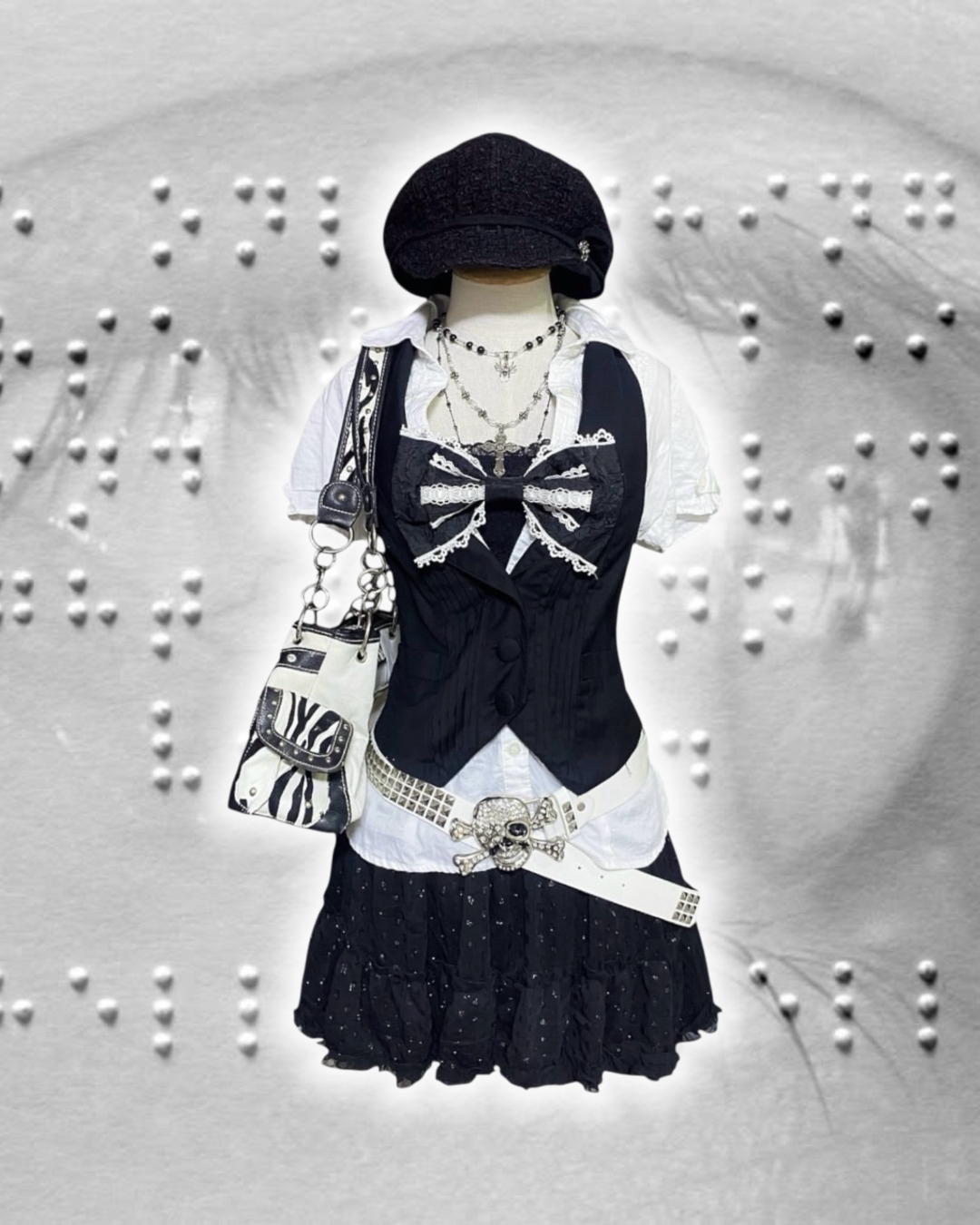 Black Gothic with Bow set