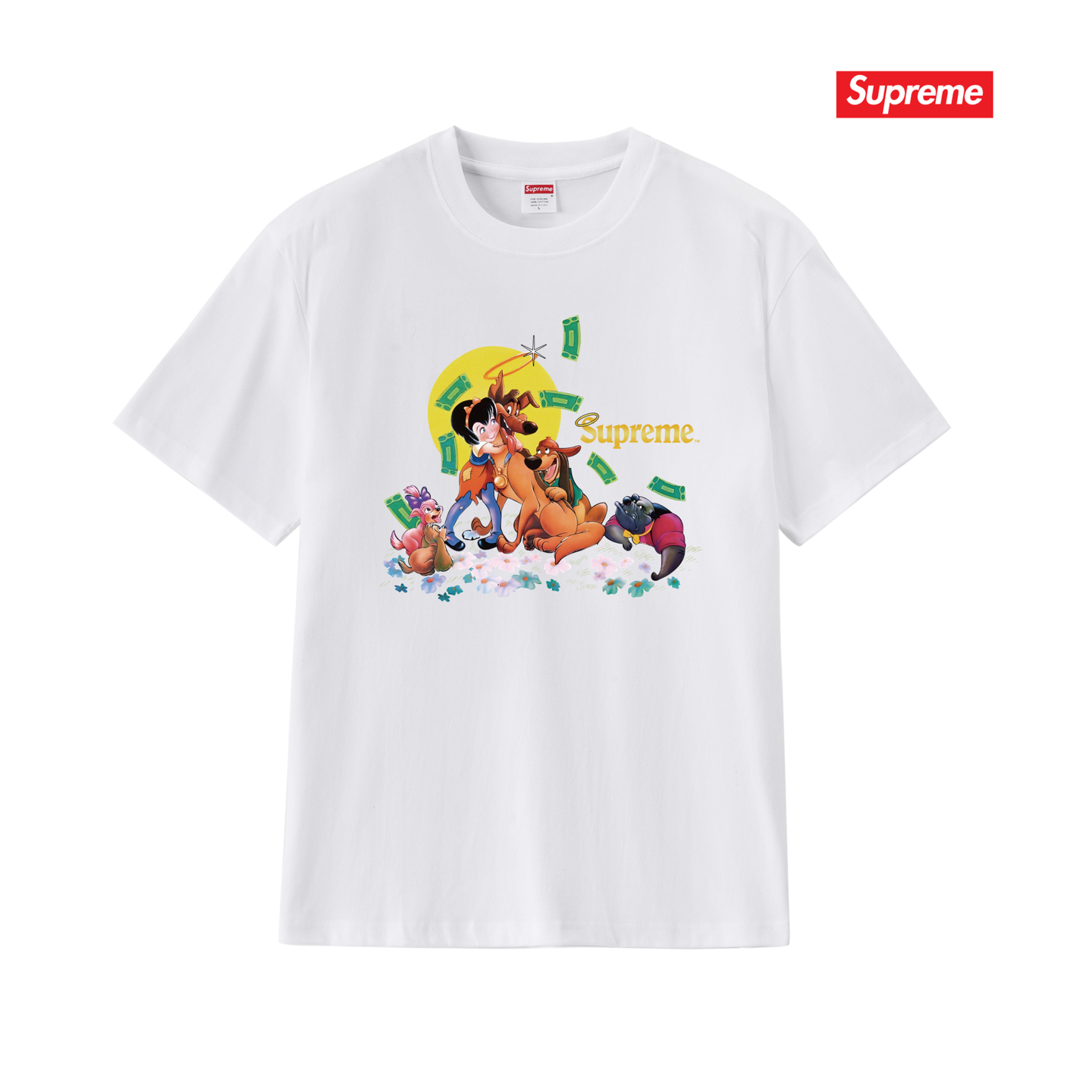 Supreme All Dogs Go To Heaven Tee