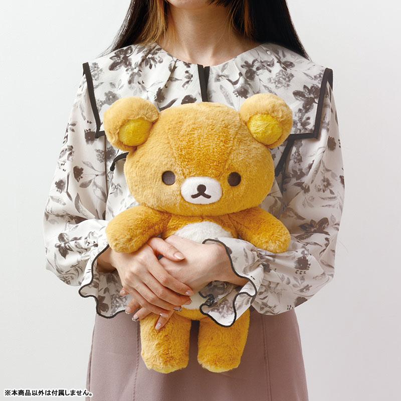 RK 鬆弛熊 12完美家 鬆毛M公仔 啡