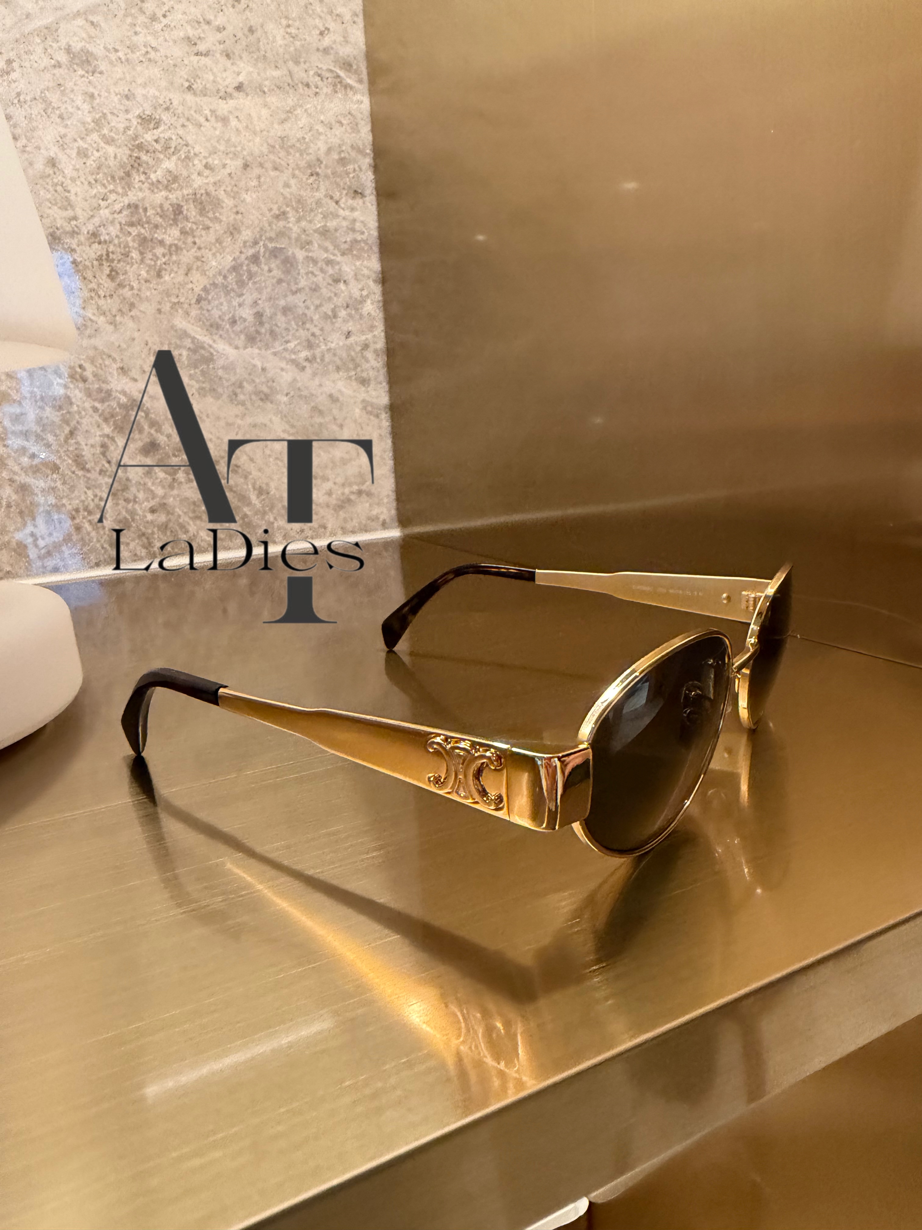 Celine TRIOMPHE SUNGLASSES IN METAL