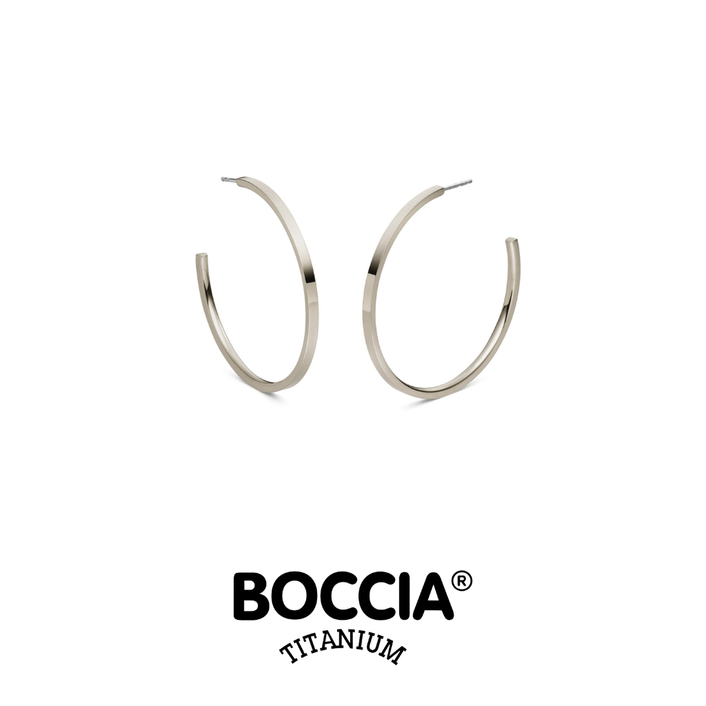 Boccia Titanium 05098-01 鈦金屬 / 耳環
