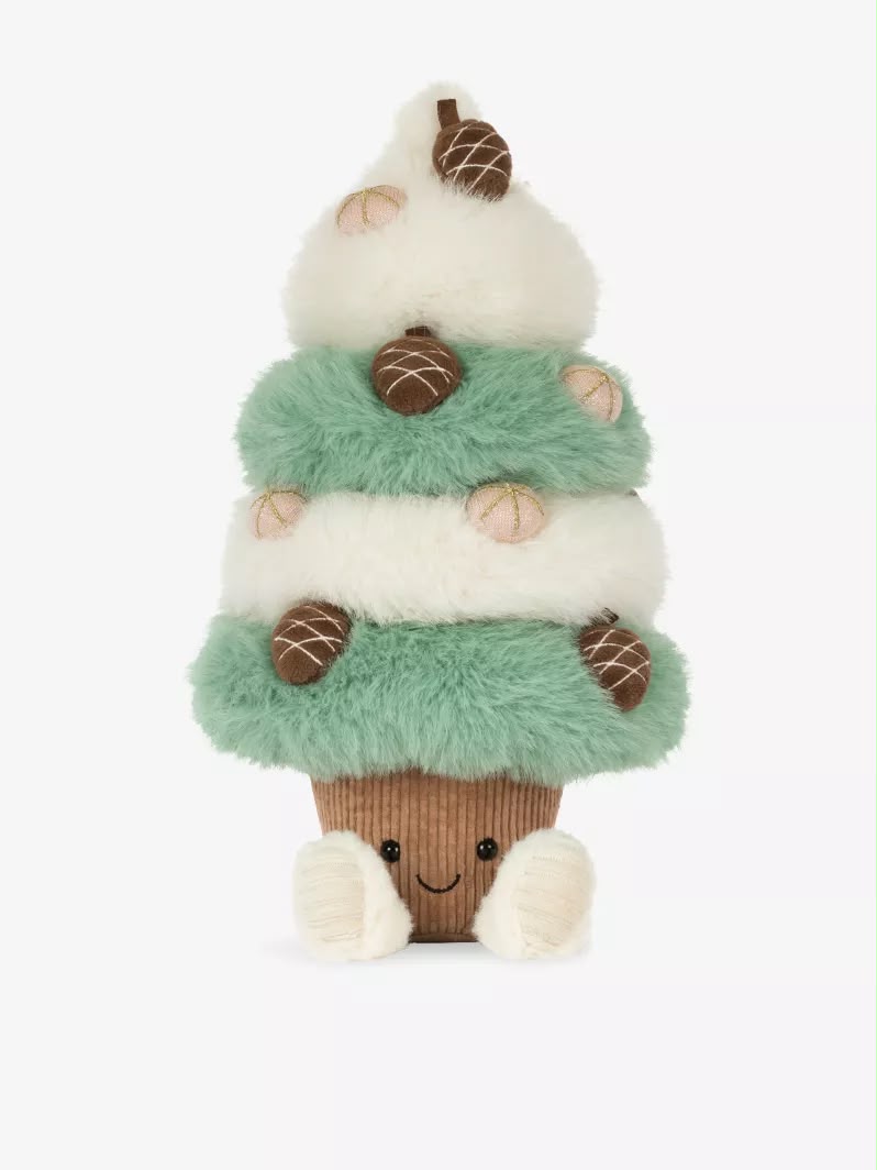 Jellycat Amuseables Pinecone Tree Soft Toy 32cm 松果聖誕樹