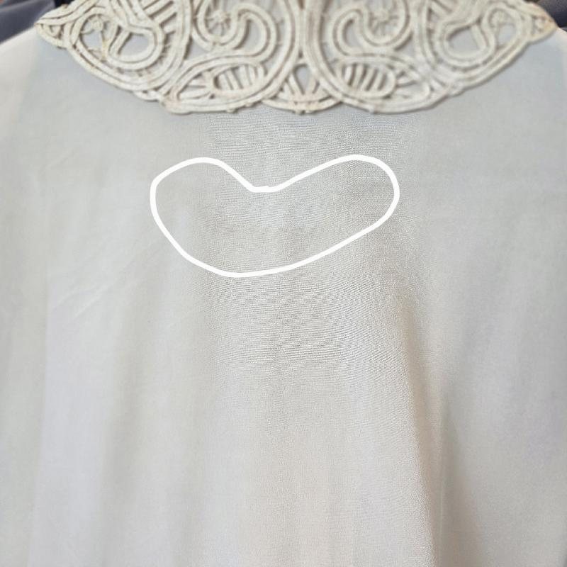 Vintage Japanese Pale Pink Soutache Collar and Cuff Accent Blouse Shirt (PP001-7)
