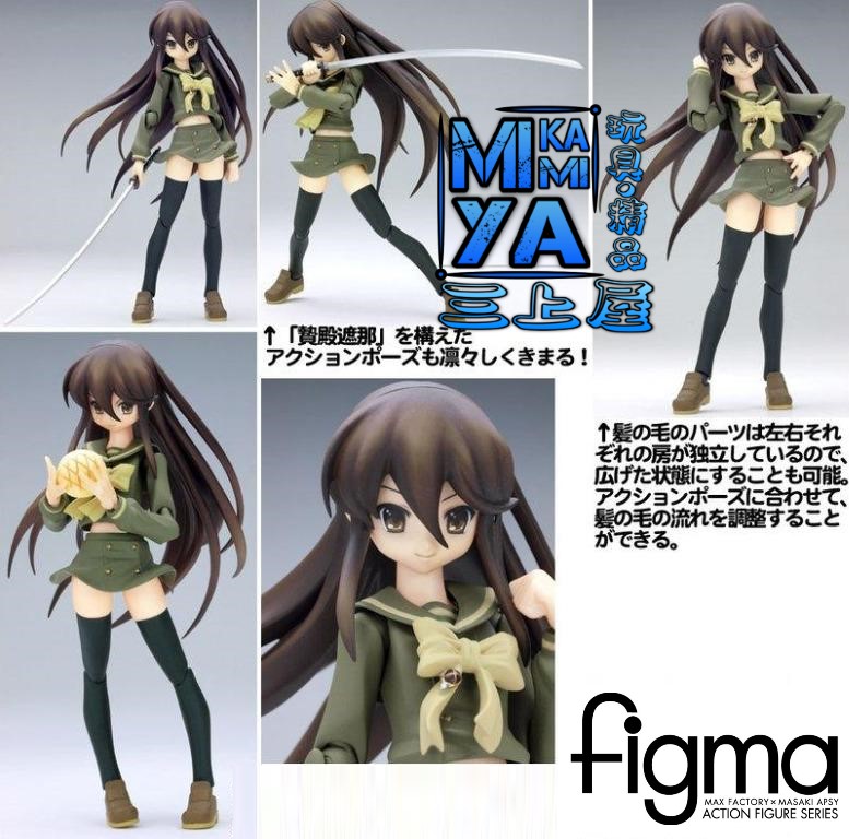 🇯🇵日版 Max Factory FIGMA EX-002 夏娜 黑髮ver. : 灼眼的夏娜 / GSC FIGMA  EX002 Shana black hair Ver. : Shakugan no Shana【中古品※已開封】