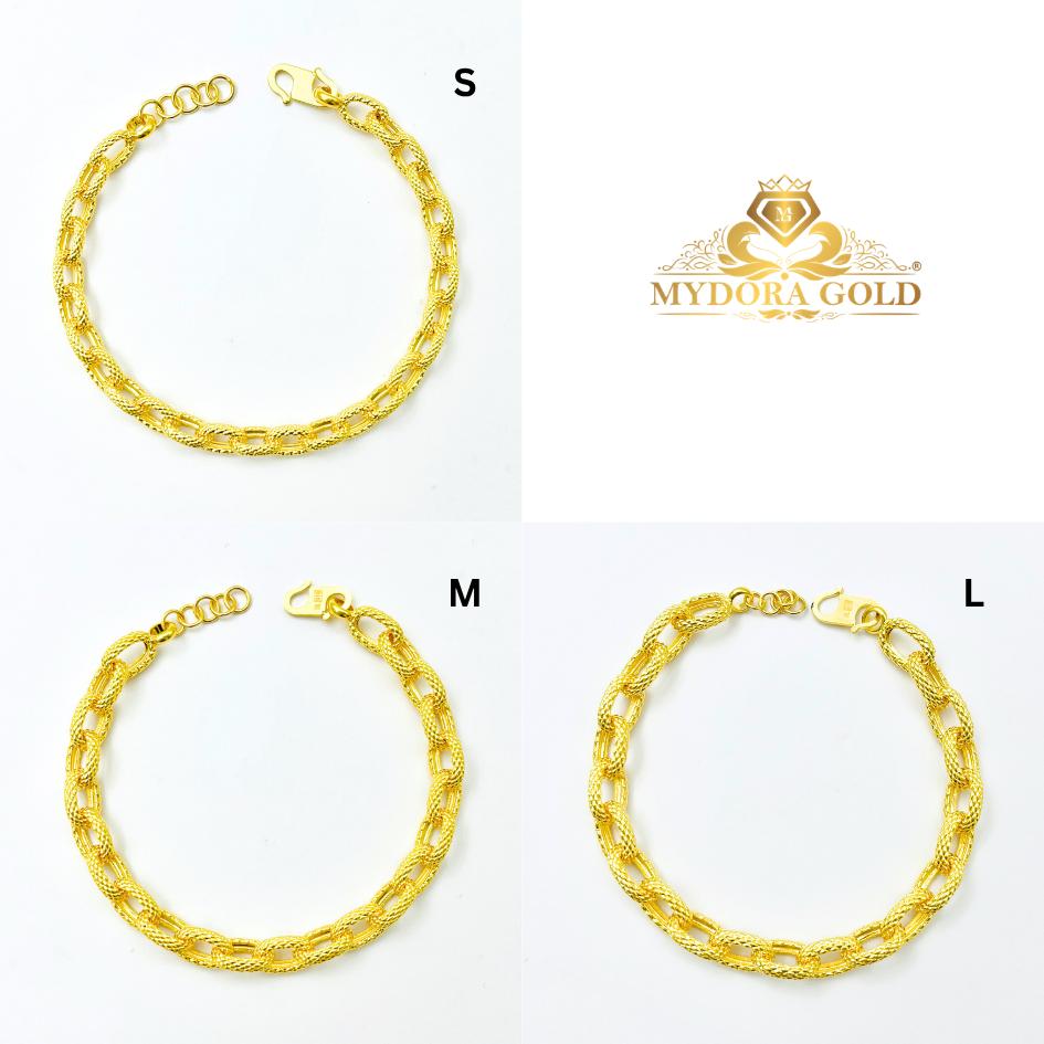 MYDORA Rantai Tangan Sauh Glam (5G) l EMAS 916/22K