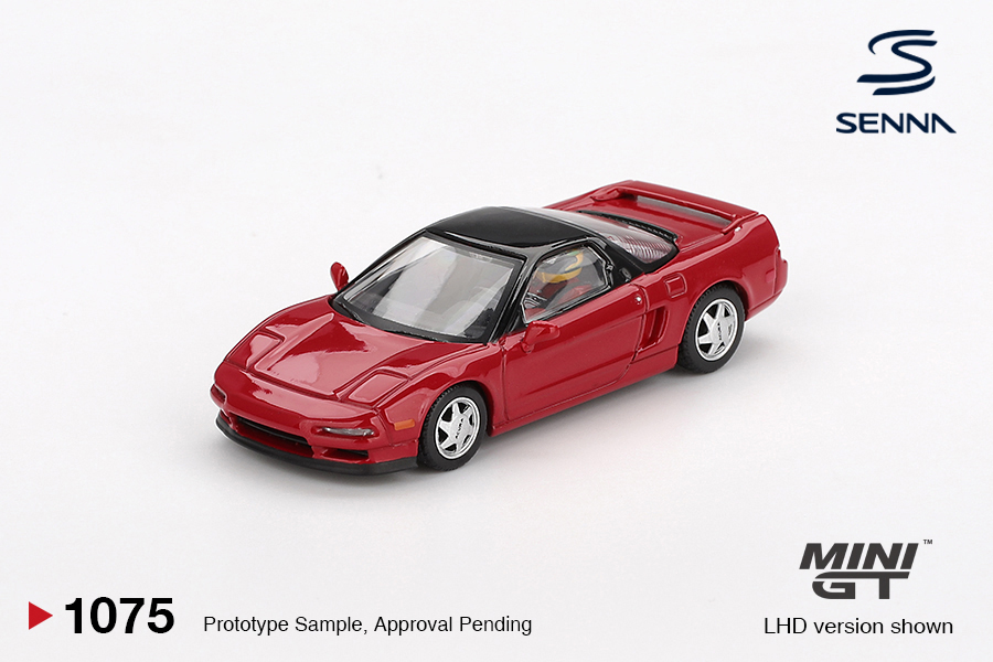 Mini GT 1/64 Honda NS-X Prototype Midship Sports 1989 Ayrton Senna w/ Figure - MGT01075-BL