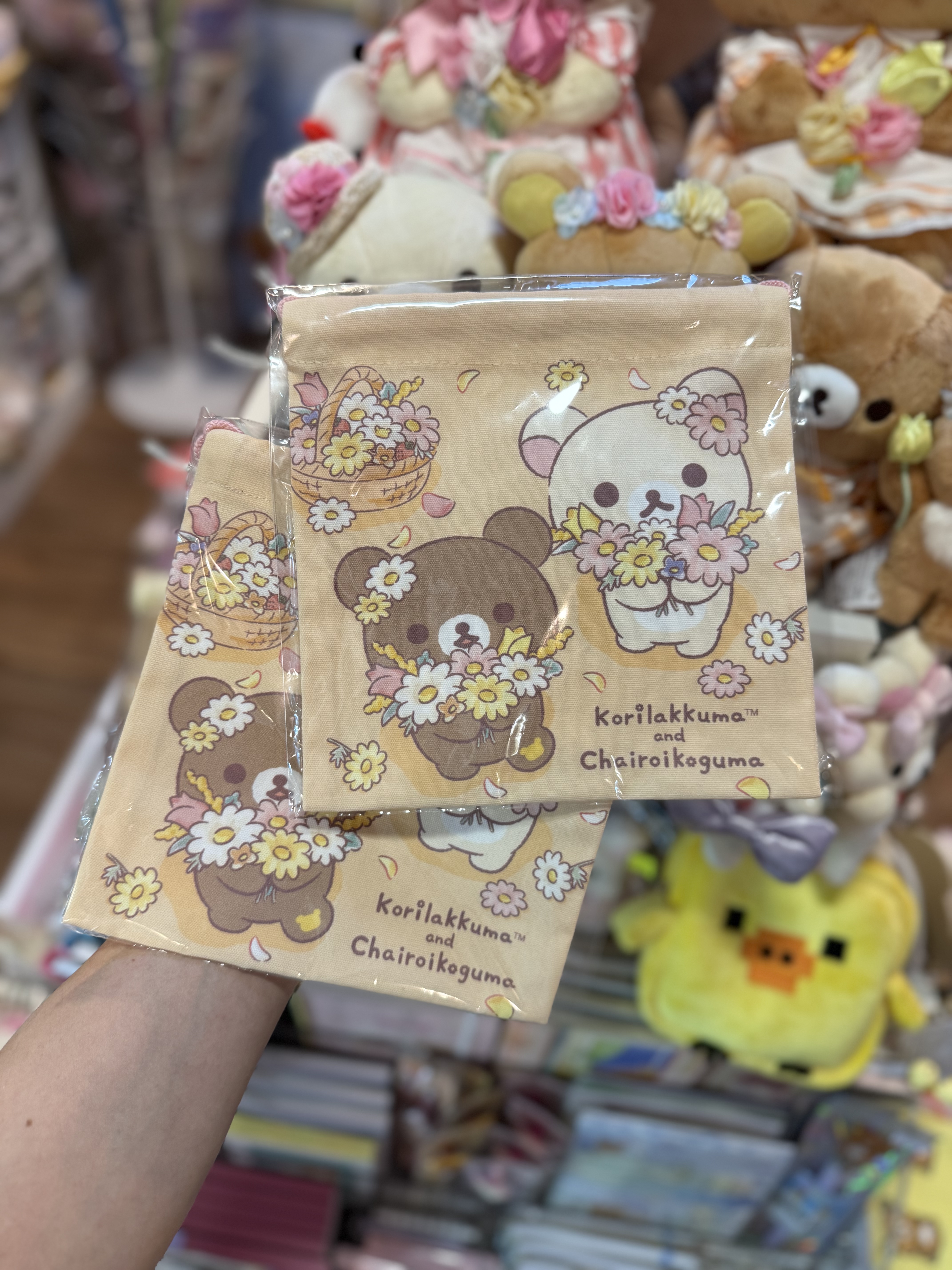 《現貨》全新日本有樂町pop up店限定 花花造型索袋