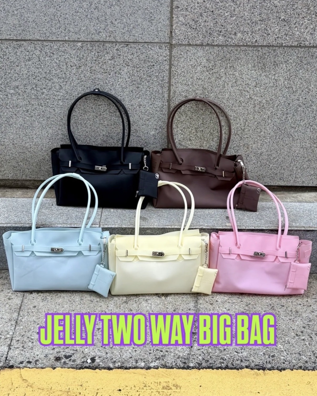 [Mira x DEINET] JELLY TWO-WAY BIG BAG 