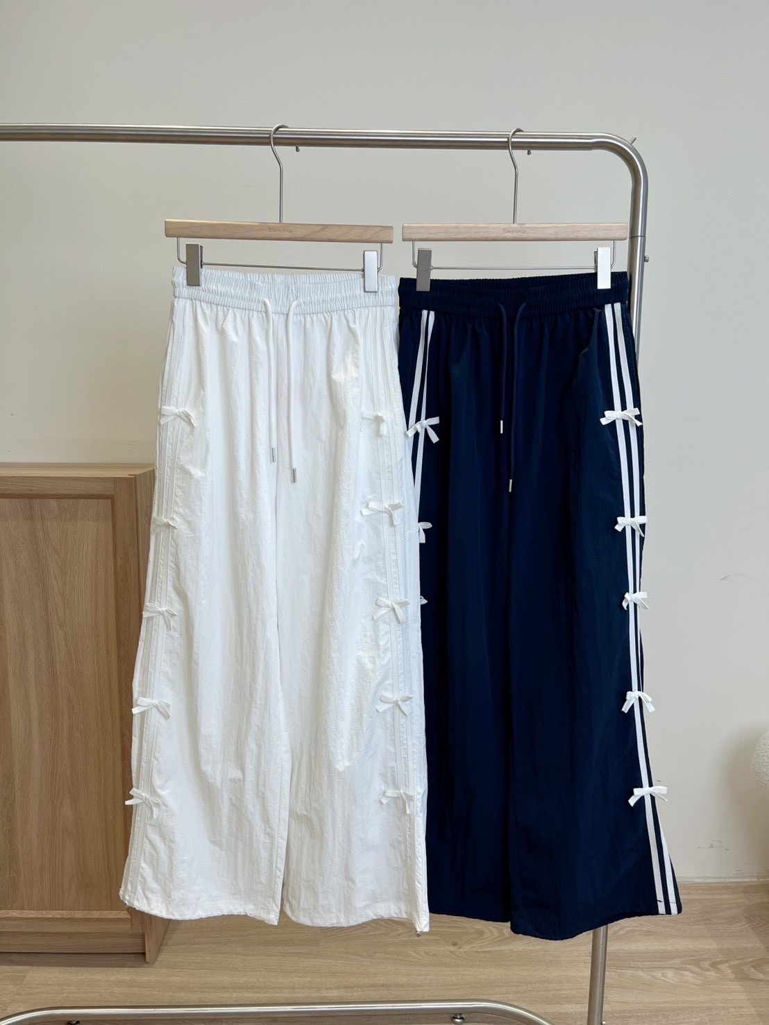 Bkk秋冬款 蝴蝶結速乾運動長褲