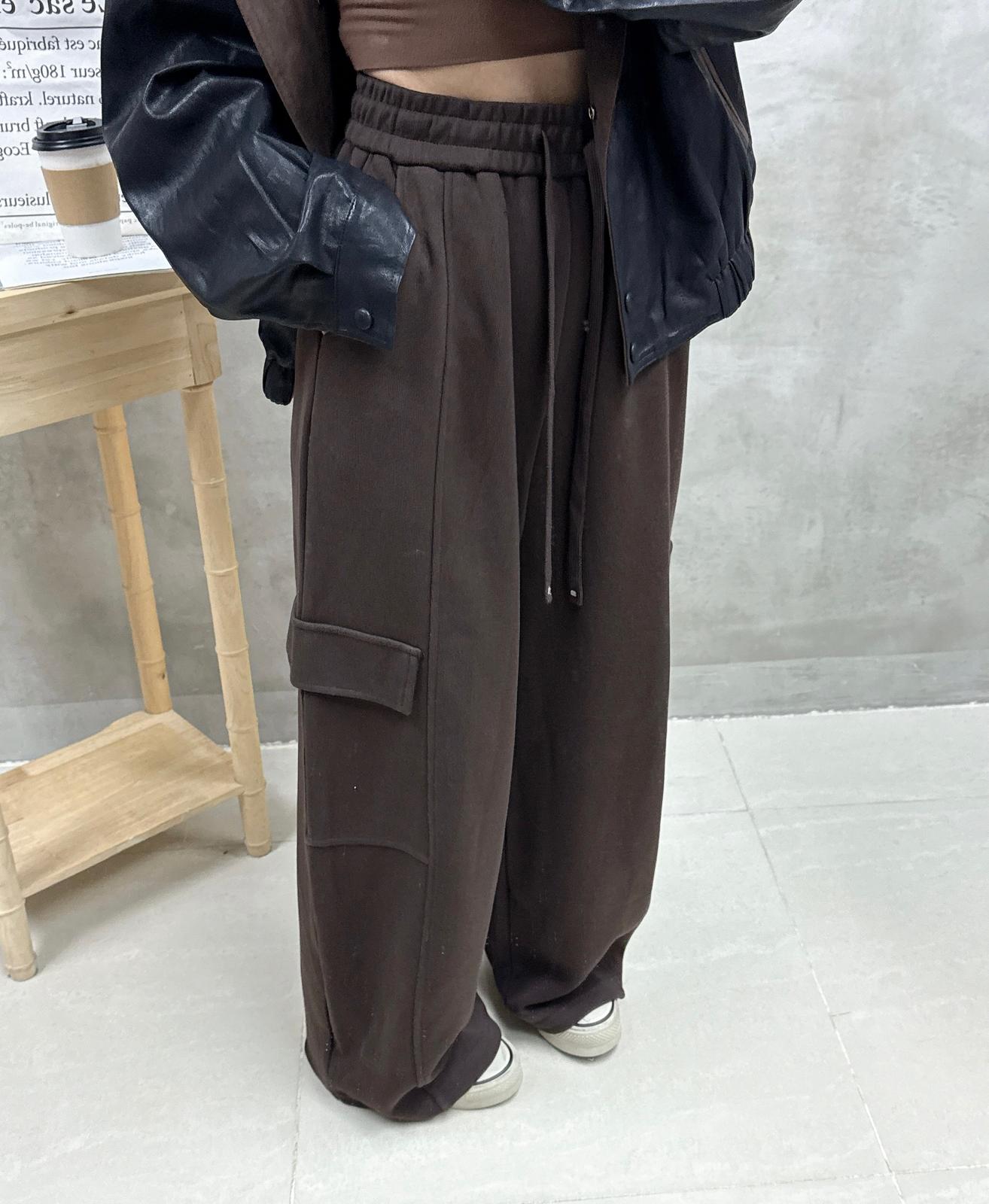 F08 拼色領皮褸
