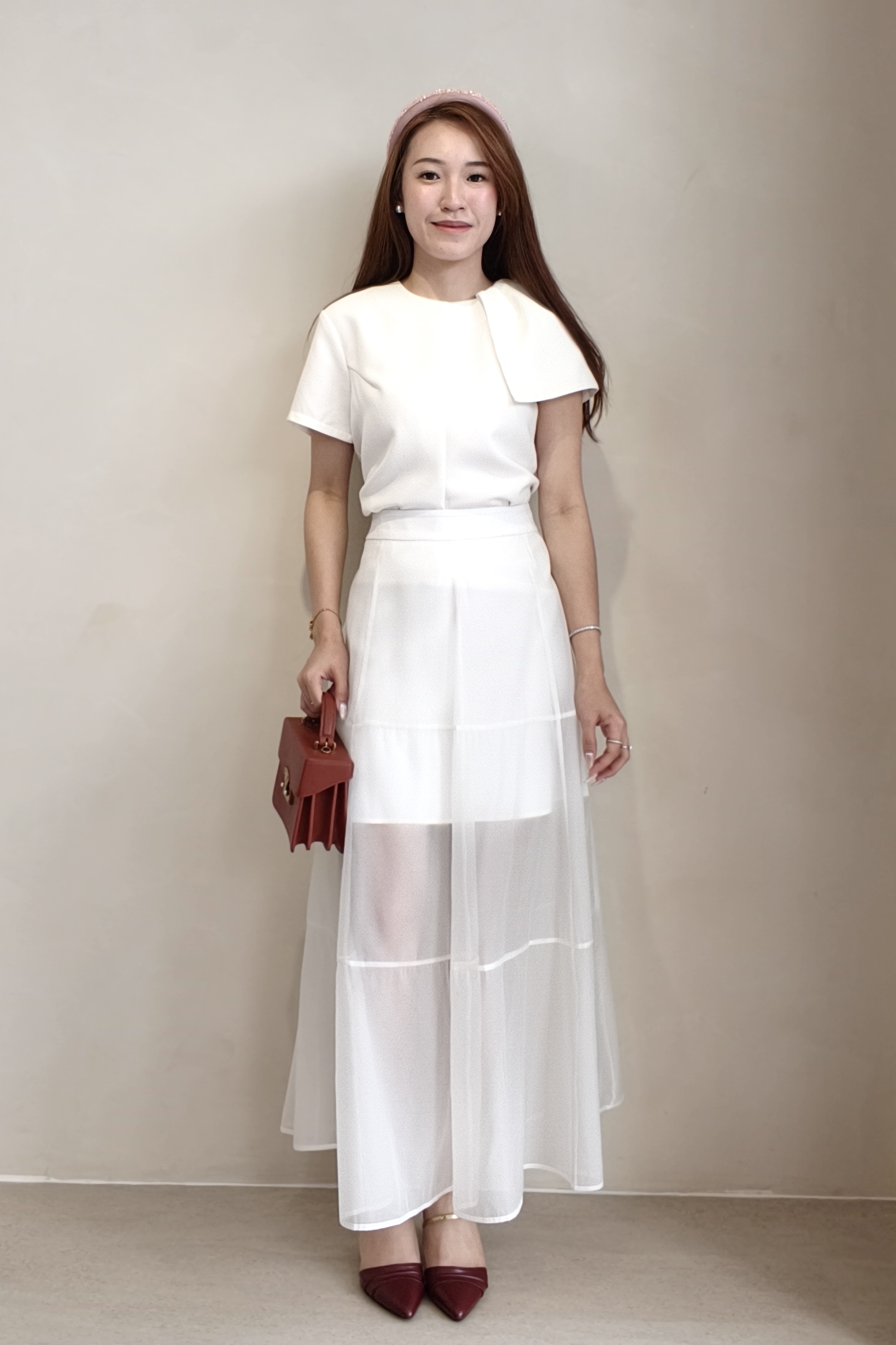 CS1415 Sheer Muse Layered Skirt