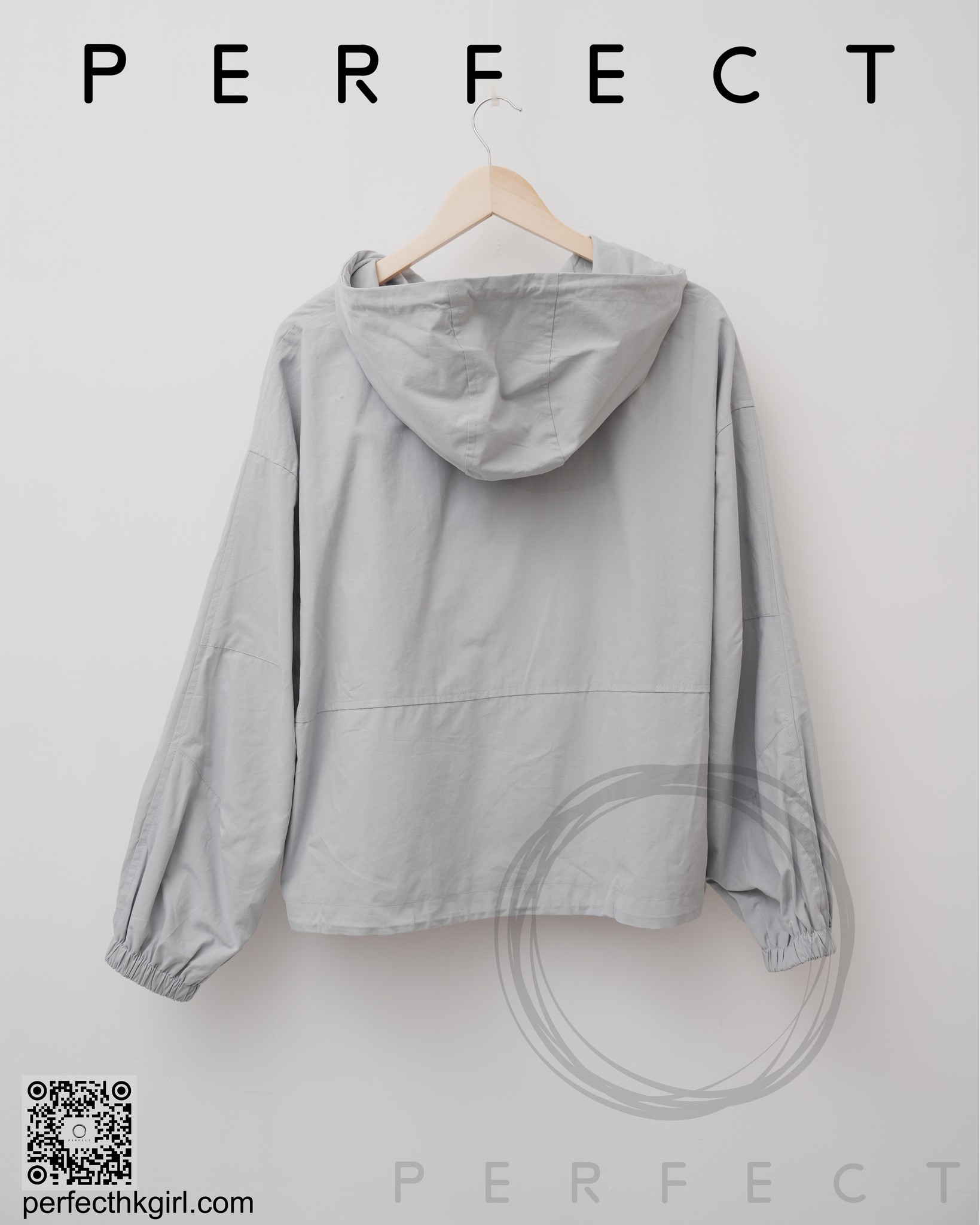 J0027_動感文青拉鍊外套 (氣質灰色）