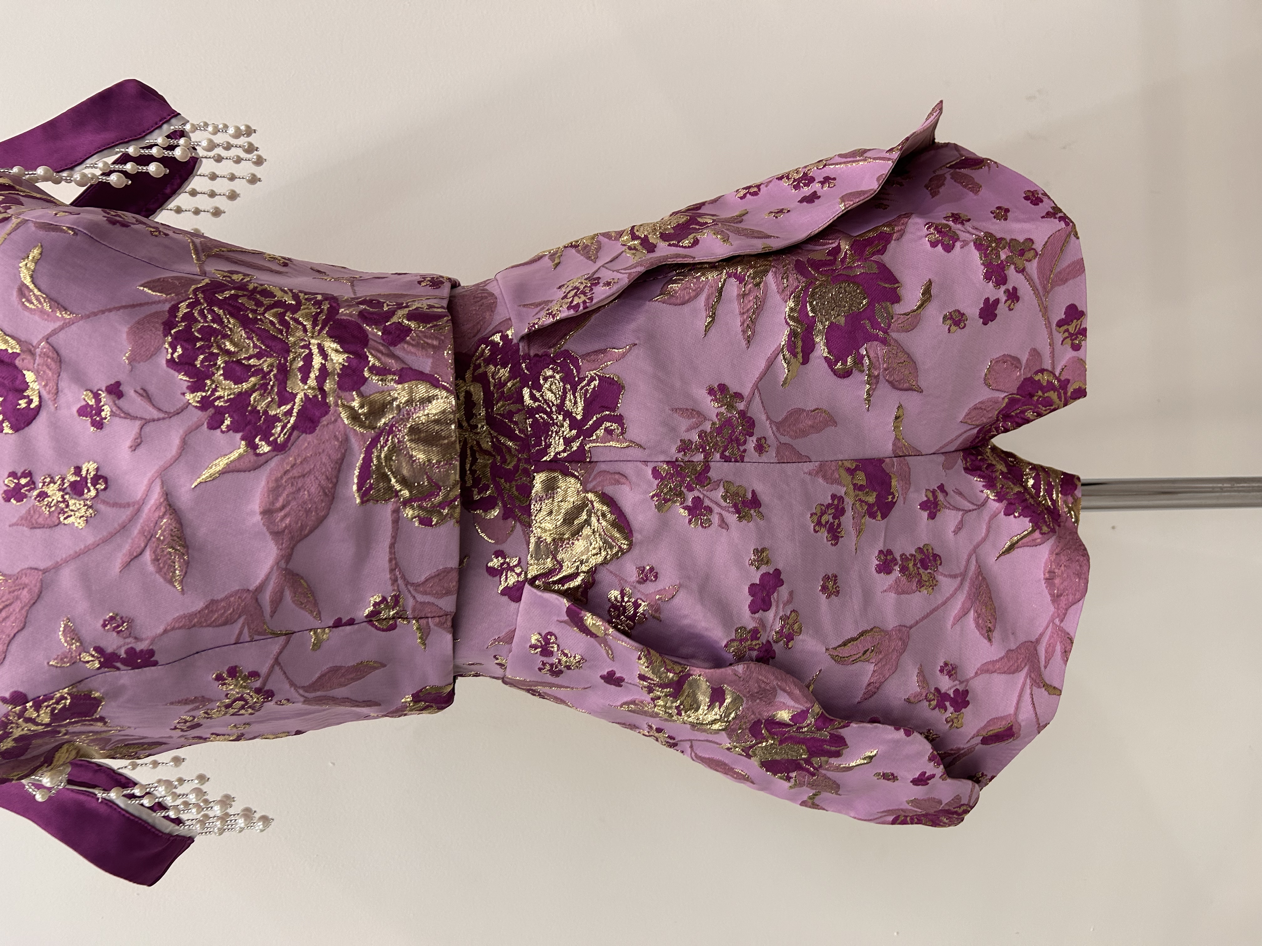 576.WB Cheong San Beaded Top & Pants