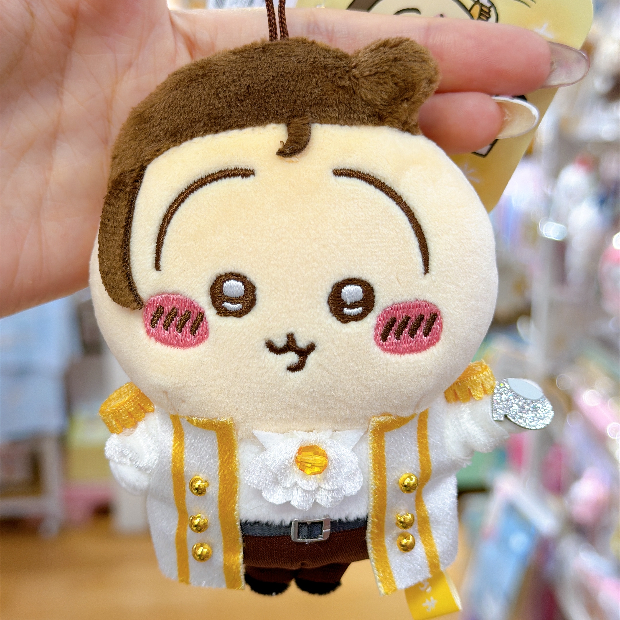 日本直送chiikawa兔兔扮王子 公仔掛飾