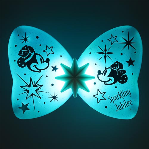 預訂 東京迪士尼限定 Sparkling Jubilee 發光掛飾 蝴蝶結玩具