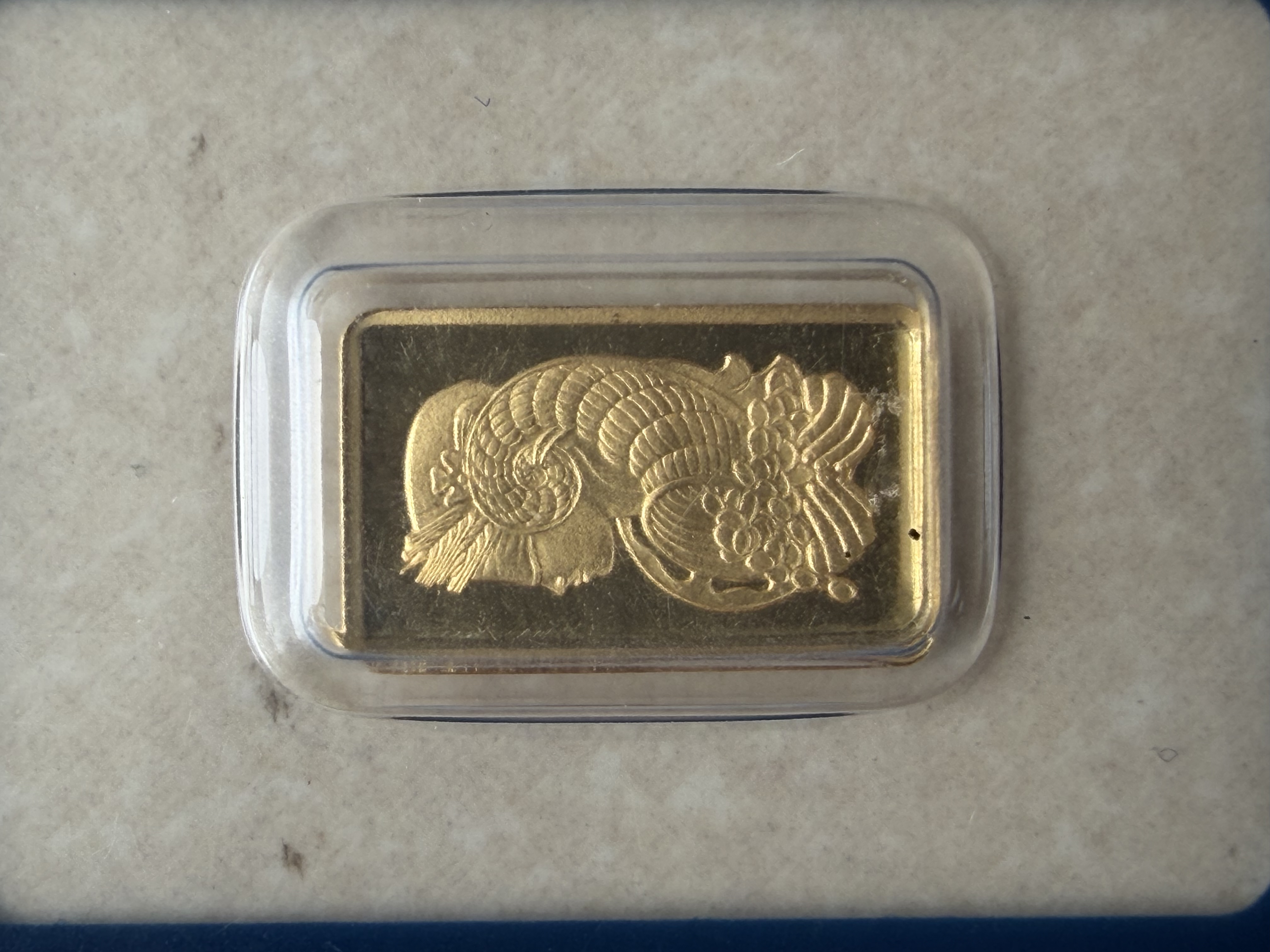 (Nice SN:13333) PAMP Ruler Fortuna 1g 🇨🇭Swiss Fine Gold Bar Emas 999.9
