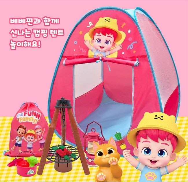 韓國直送🇰🇷 Bebefinn 露營帳篷遊戲套裝