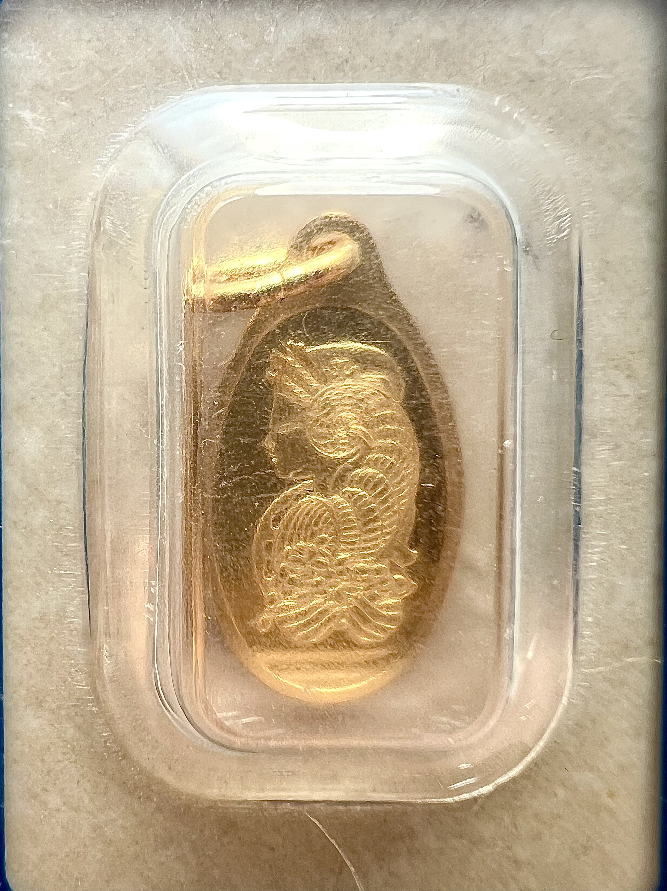 (SN2637) PAMP Rare Fortuna Pendant 1g (1.15g)🇨🇭Swiss Gold bar Emas 999.9