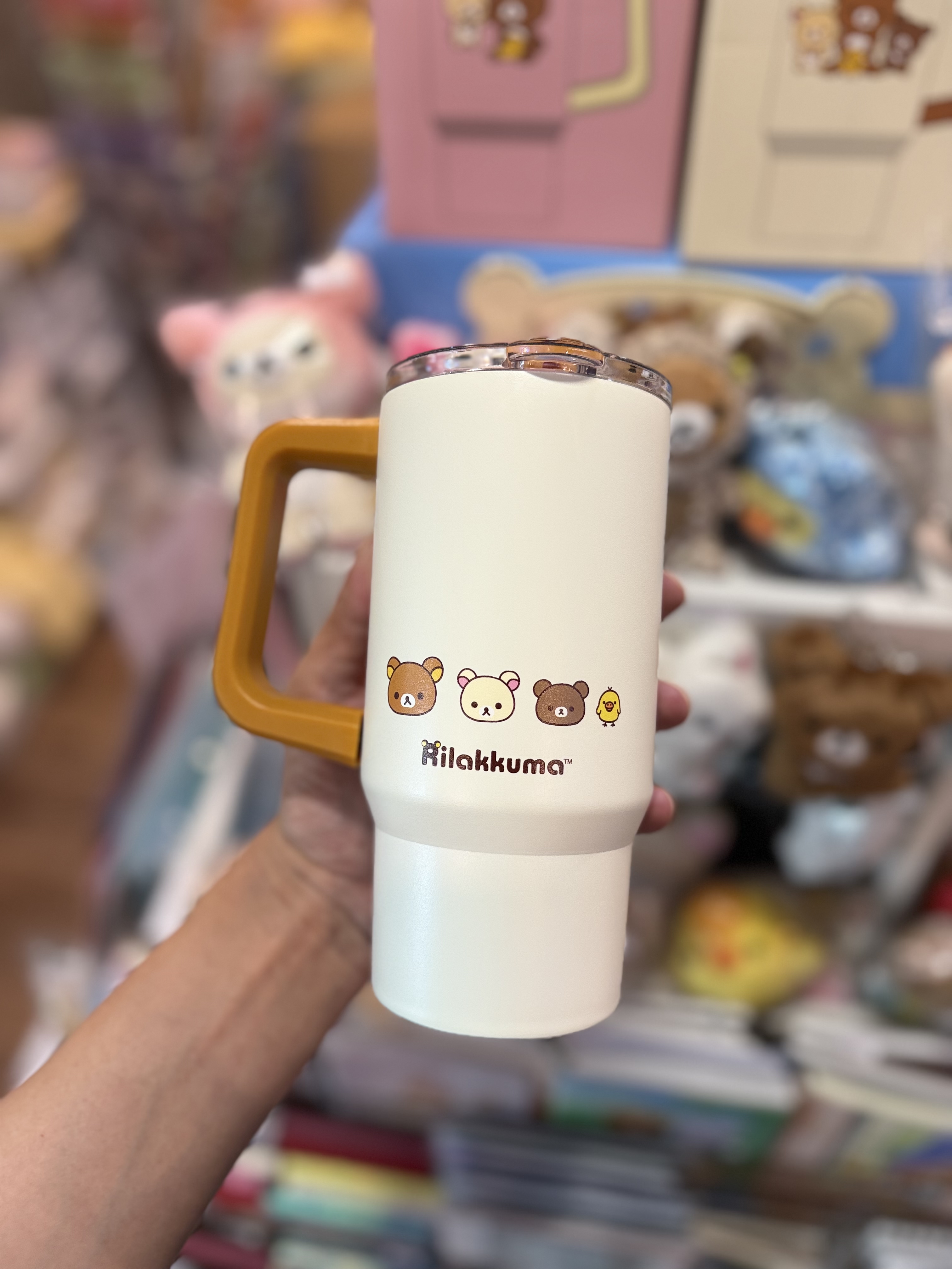 《現貨》全新韓國限定 Rilakkuma連蓋保溫杯 600ml