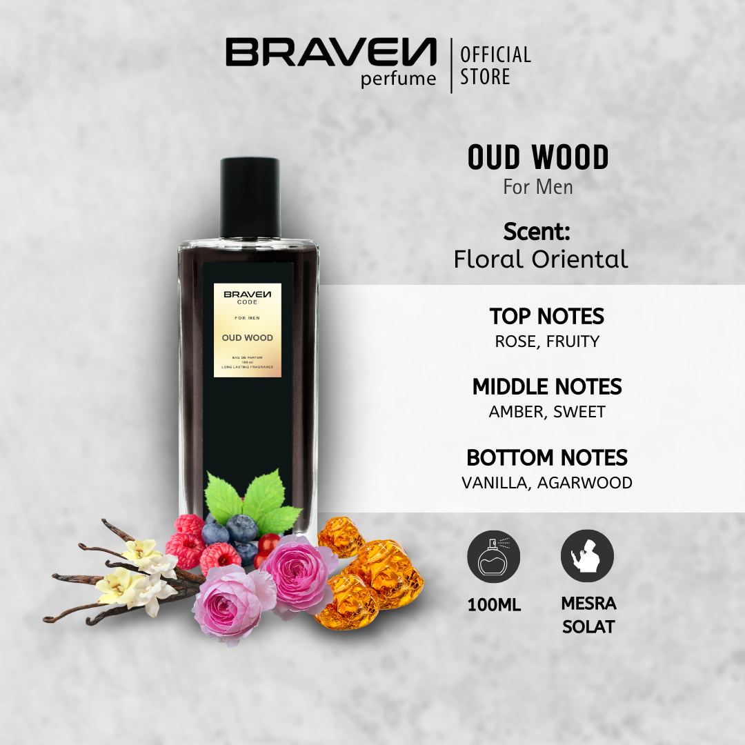 Braven Perfume - Oud Wood 100ml
