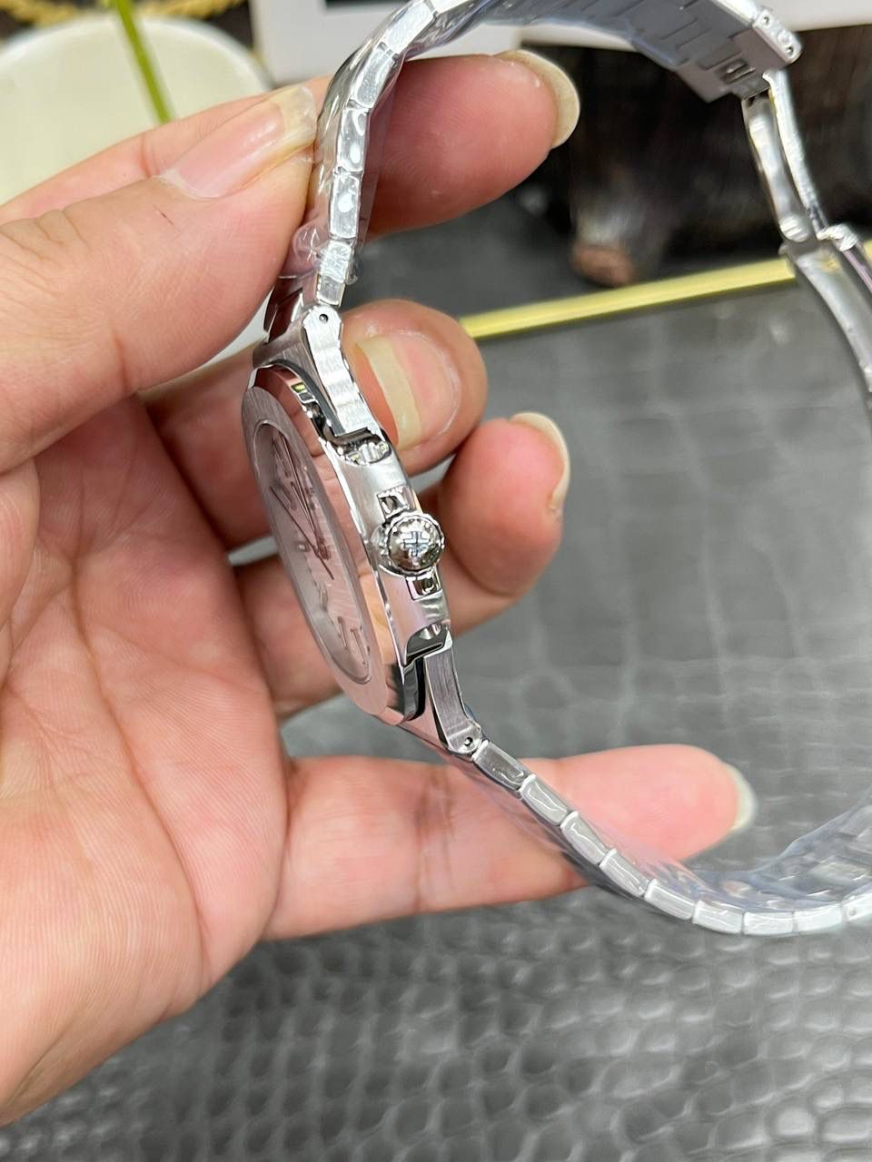 百达翡丽鹦鹉螺5711白面/40mm*8.3mm/Cal.324一体机😍💯🤍