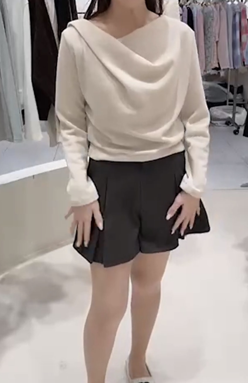 挺身布質短褲22/1 東大門檔口直播 #ff2731