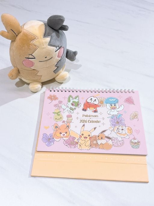 現貨🐱|Pokémon2026 座檯月曆/貼紙記事月曆