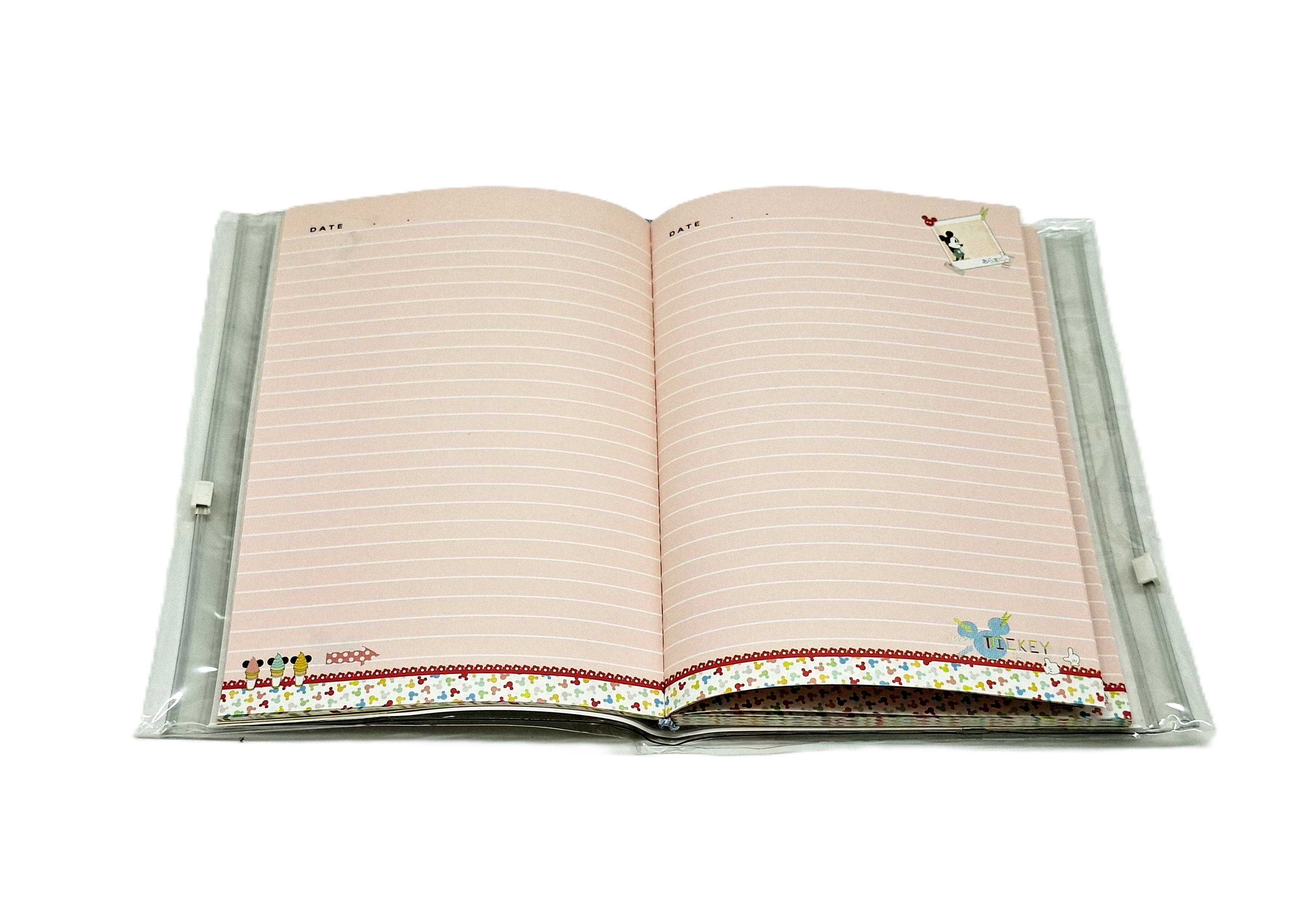 A5雙夾鏈收納筆記 Mickey And Minnie Mouse   (DPNA-25016B)