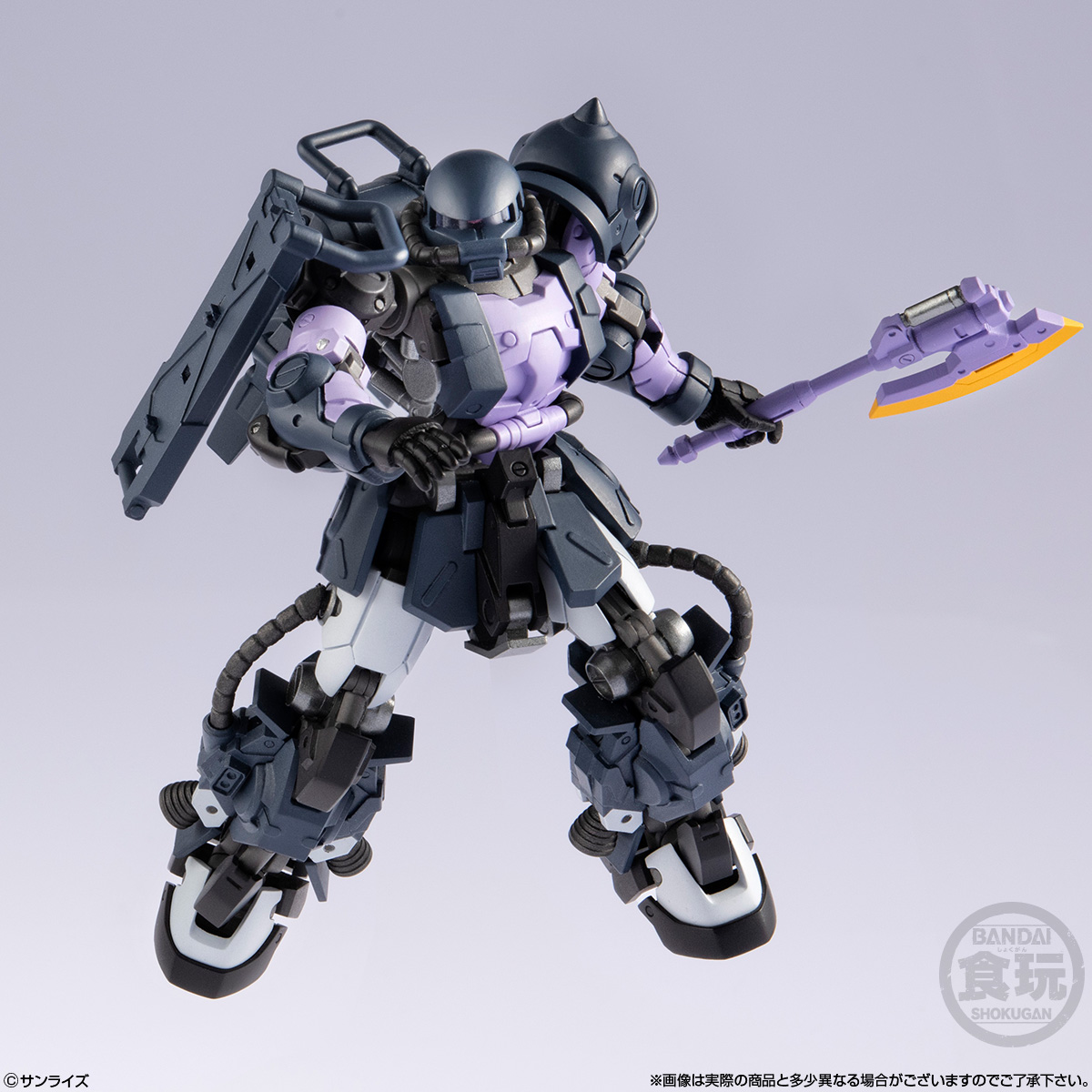 (預訂訂金 $100) (總價 $331) Bandai 機動戰士高達 Gundam Artifact Pro Zaku 高機動型渣古II (黑色三連星規格) 食玩 (行版)