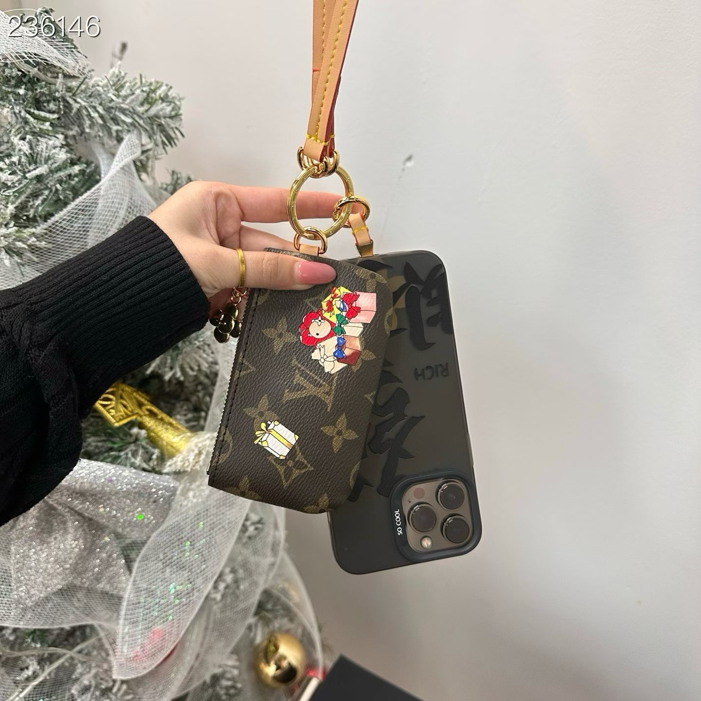 LV零錢包手機繩