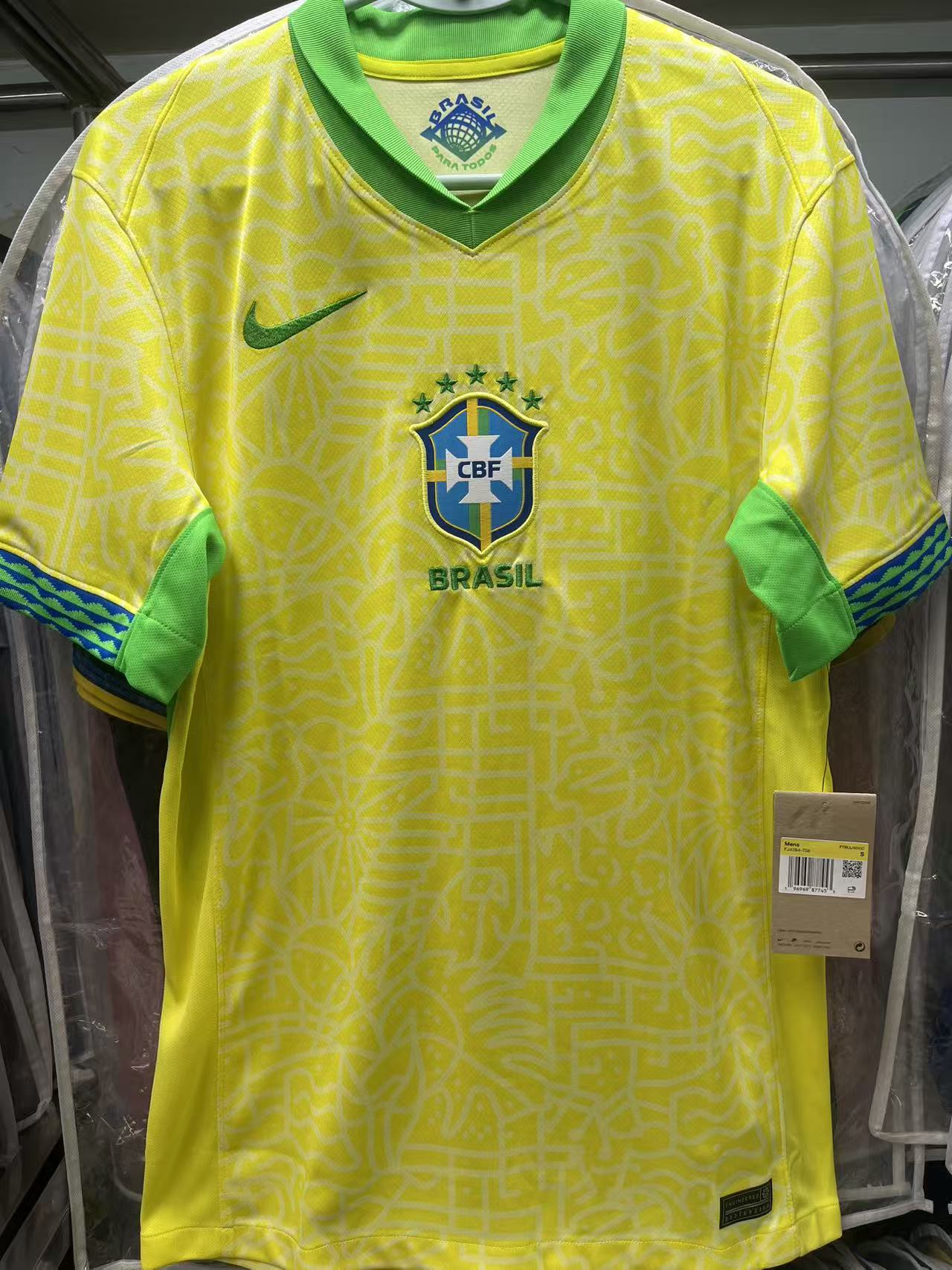 2024 Brasil Home Shirt "BNWT"