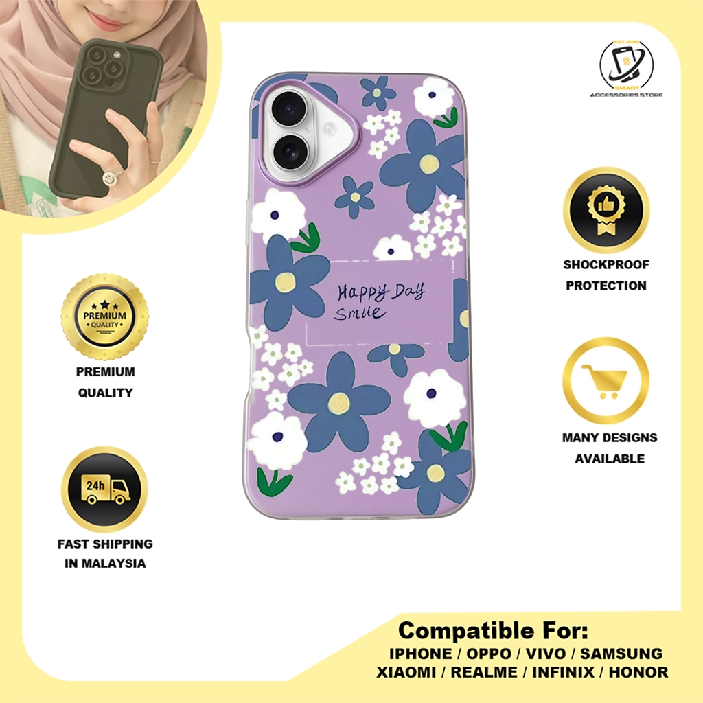 JELLY CASE PHONE FOR IPHONE - DESIGN FLOWER O