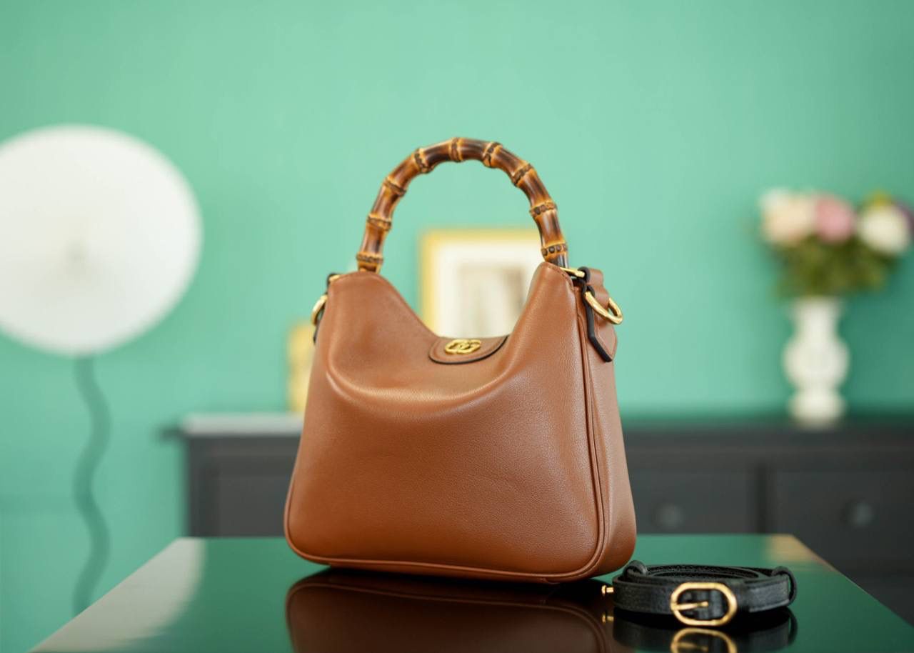 Gucci Bamboo 1947 Small Top Handle Bag - Refined Leather