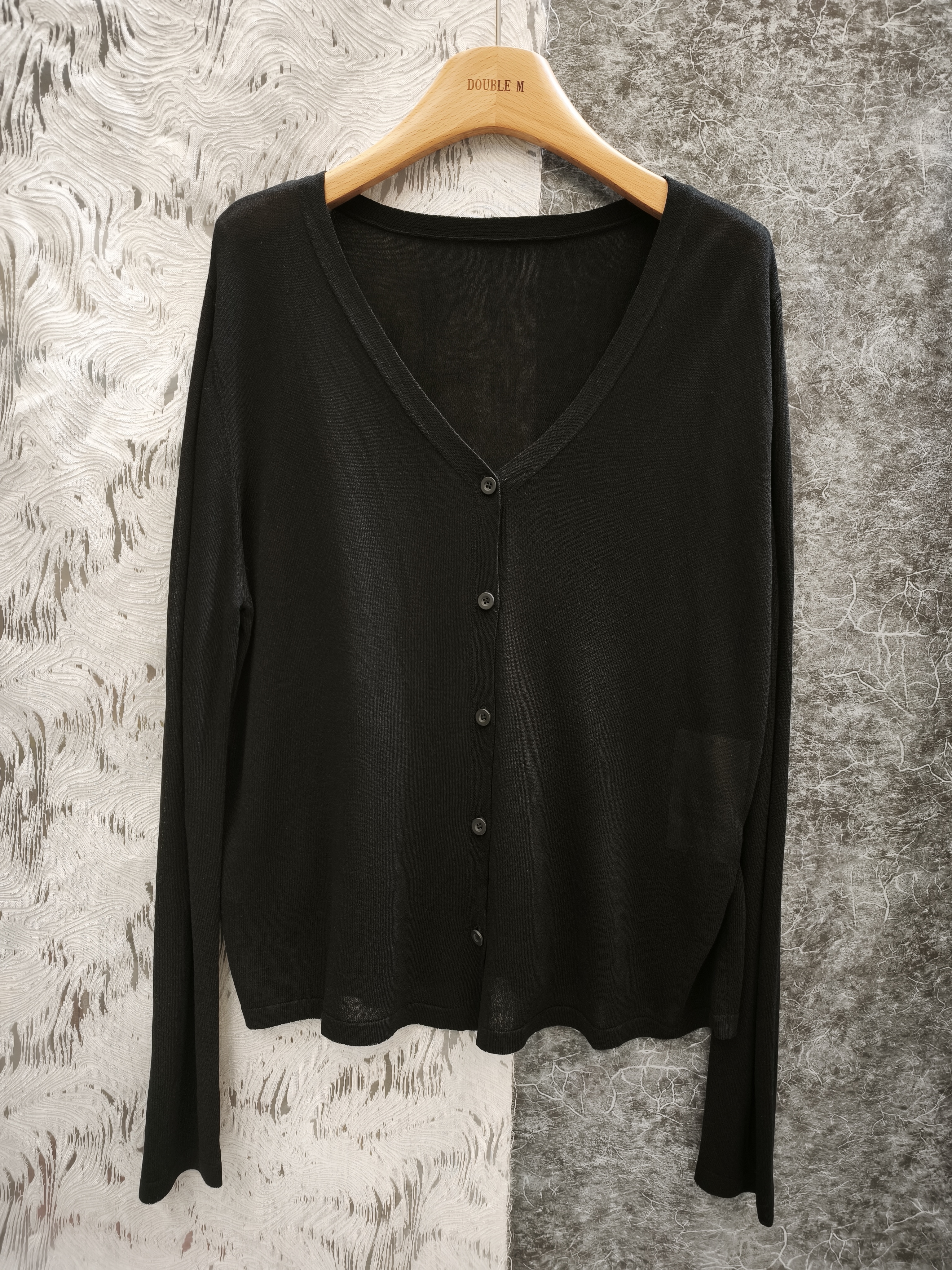 滑料冰絲針織外套